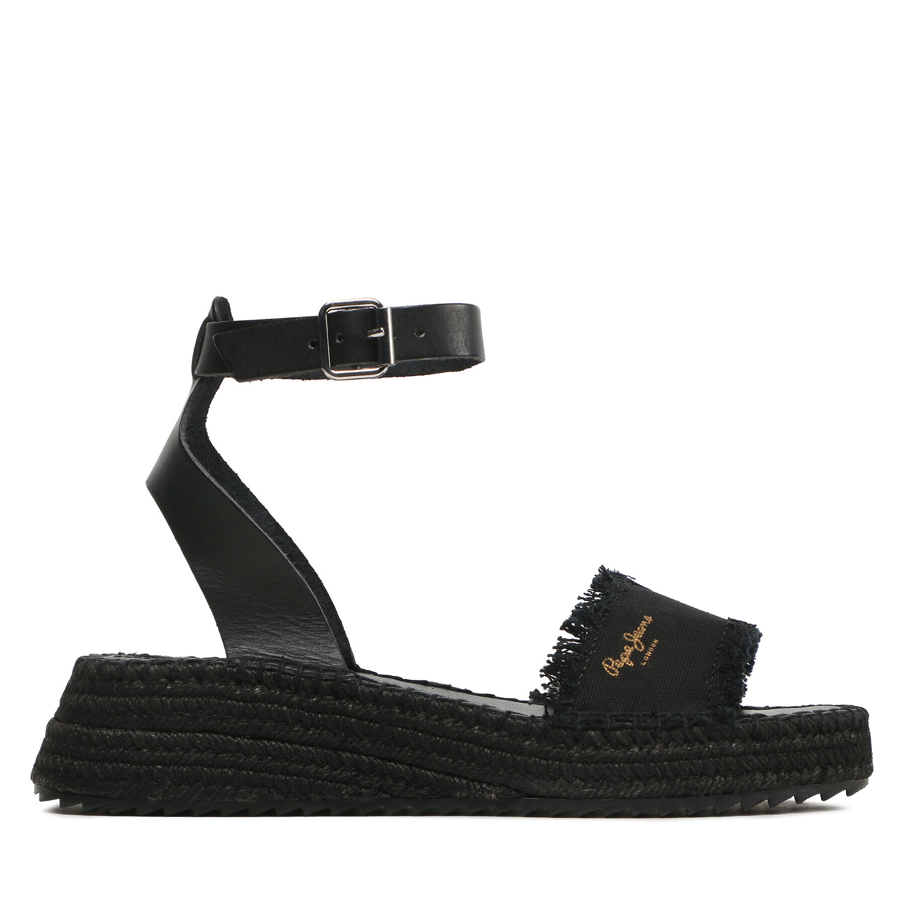 Pepe Jeans Еспадрили Kate Fabric PLS90592 Черен - Pepit.bg