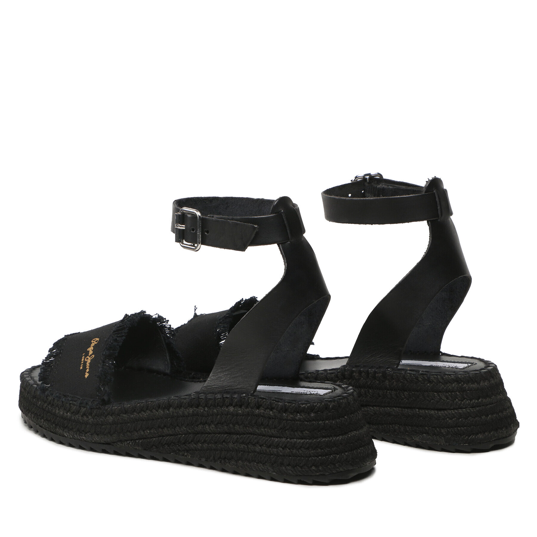 Pepe Jeans Еспадрили Kate Fabric PLS90592 Черен - Pepit.bg