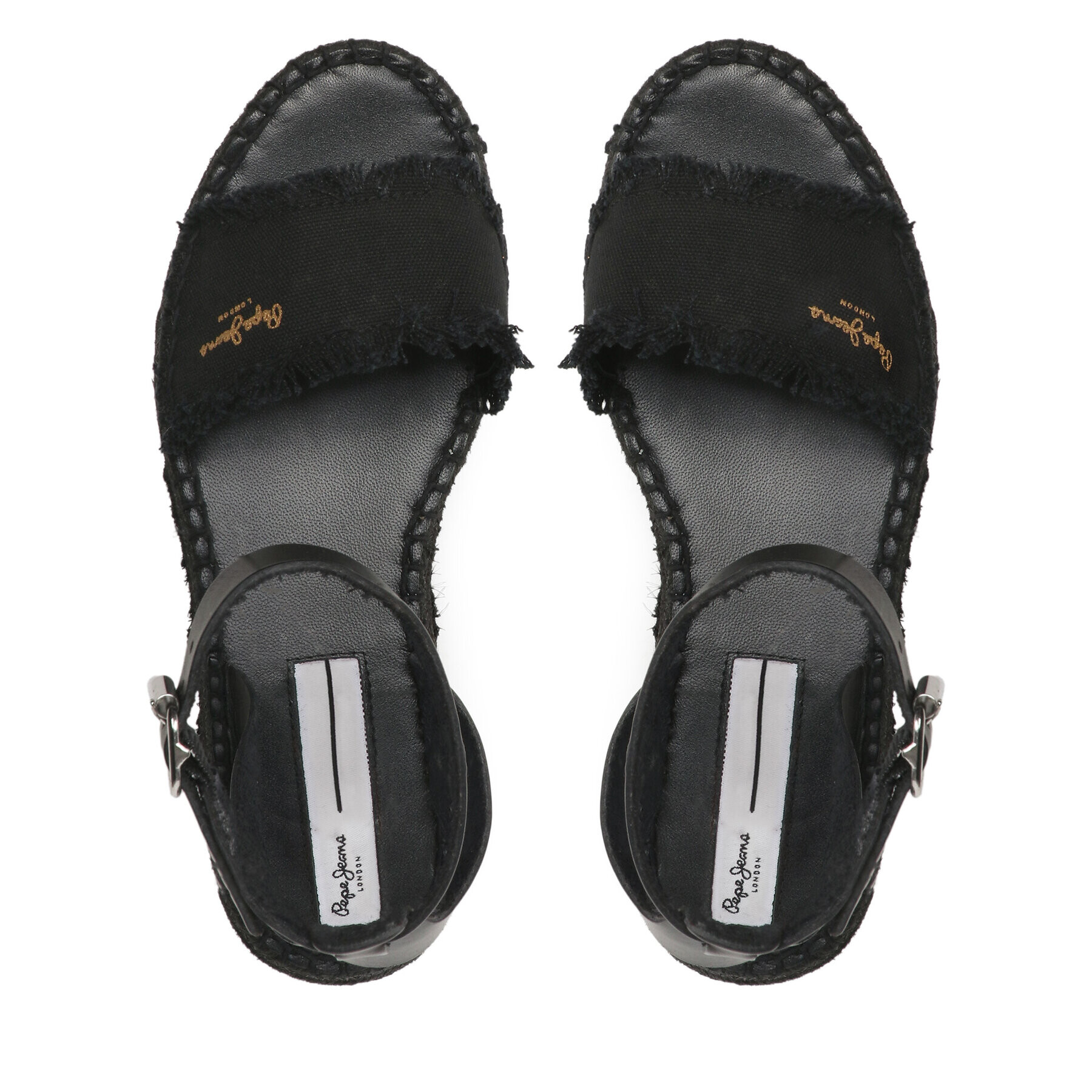 Pepe Jeans Еспадрили Kate Fabric PLS90592 Черен - Pepit.bg