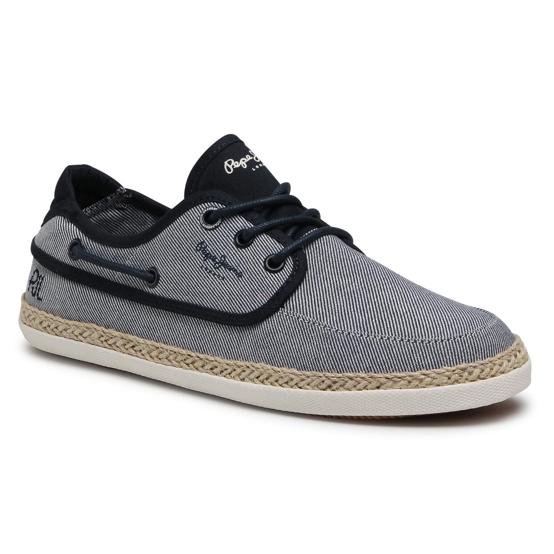 Pepe Jeans Еспадрили Maui Boat Chambray PMS30713 Син - Pepit.bg