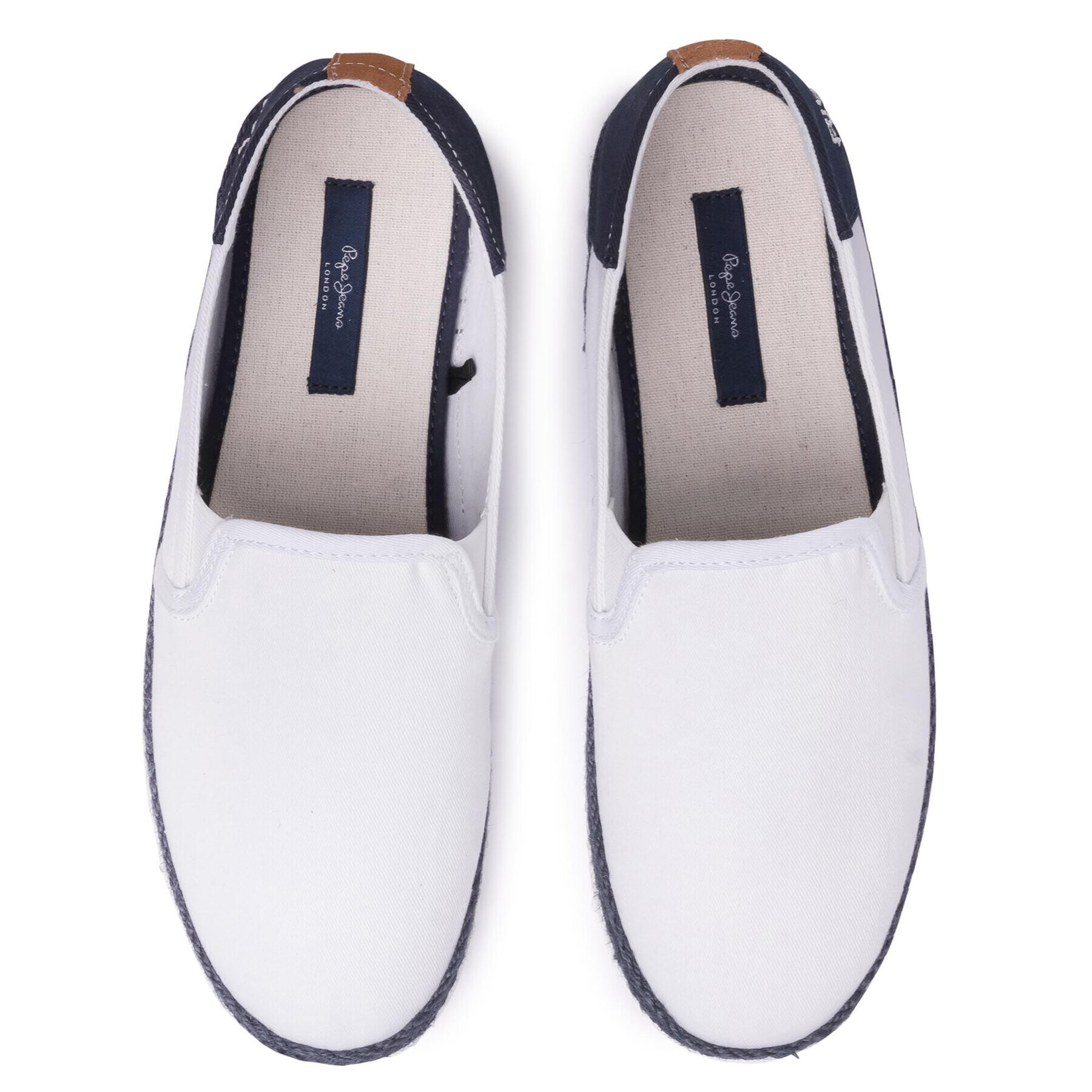 Pepe Jeans Еспадрили Maui Slip On PMS10282 Бял - Pepit.bg