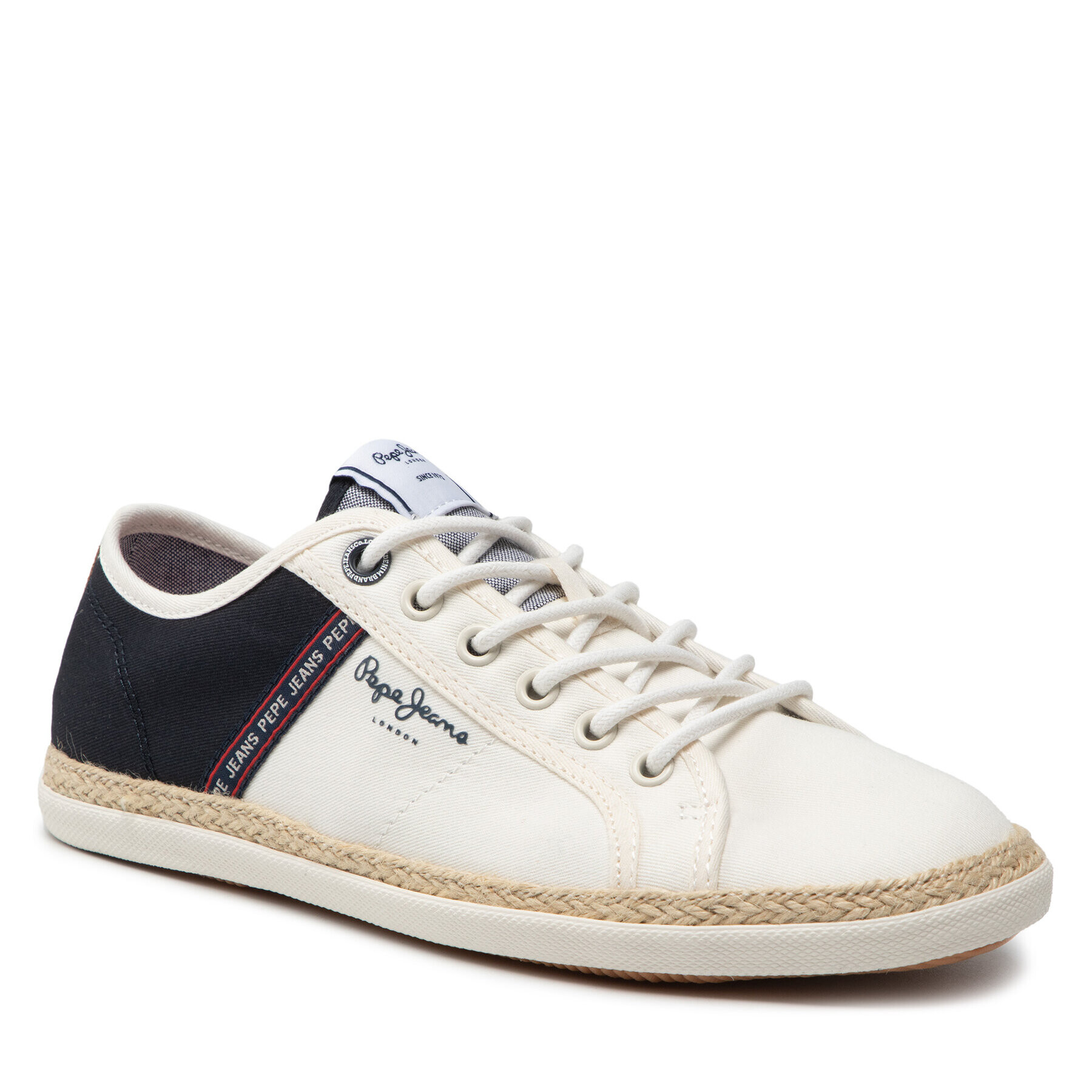 Pepe Jeans Еспадрили Maui Tape Urban PMS10296 Бял - Pepit.bg