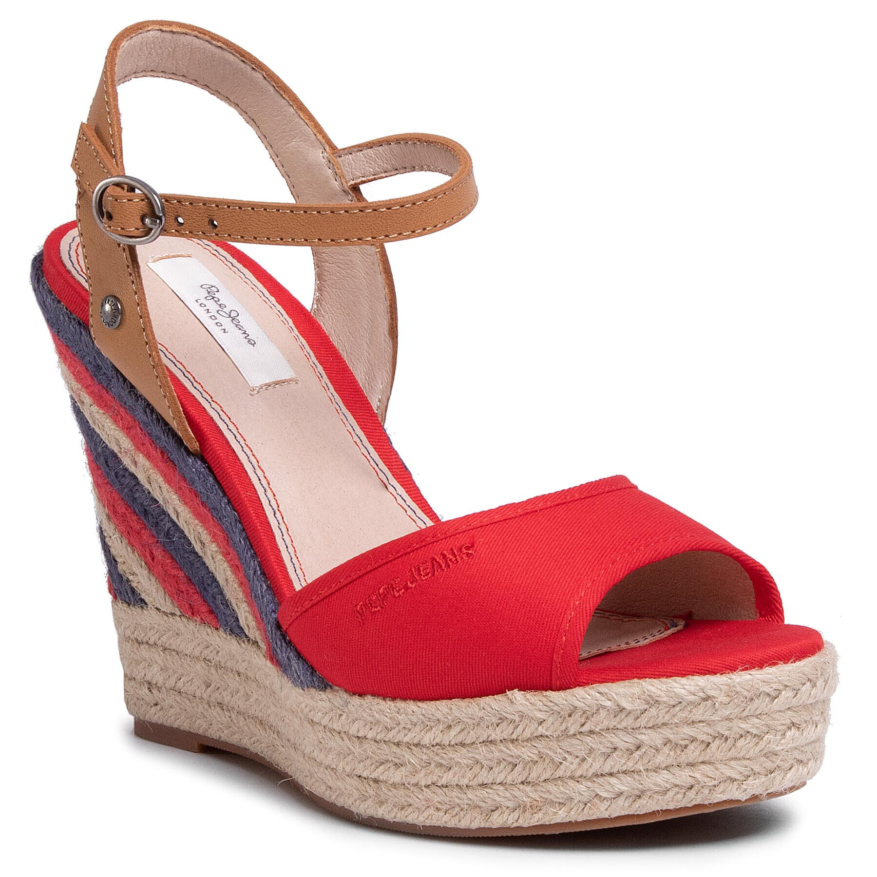 Pepe Jeans Еспадрили Ohara Evy PLS90457 Червен - Pepit.bg