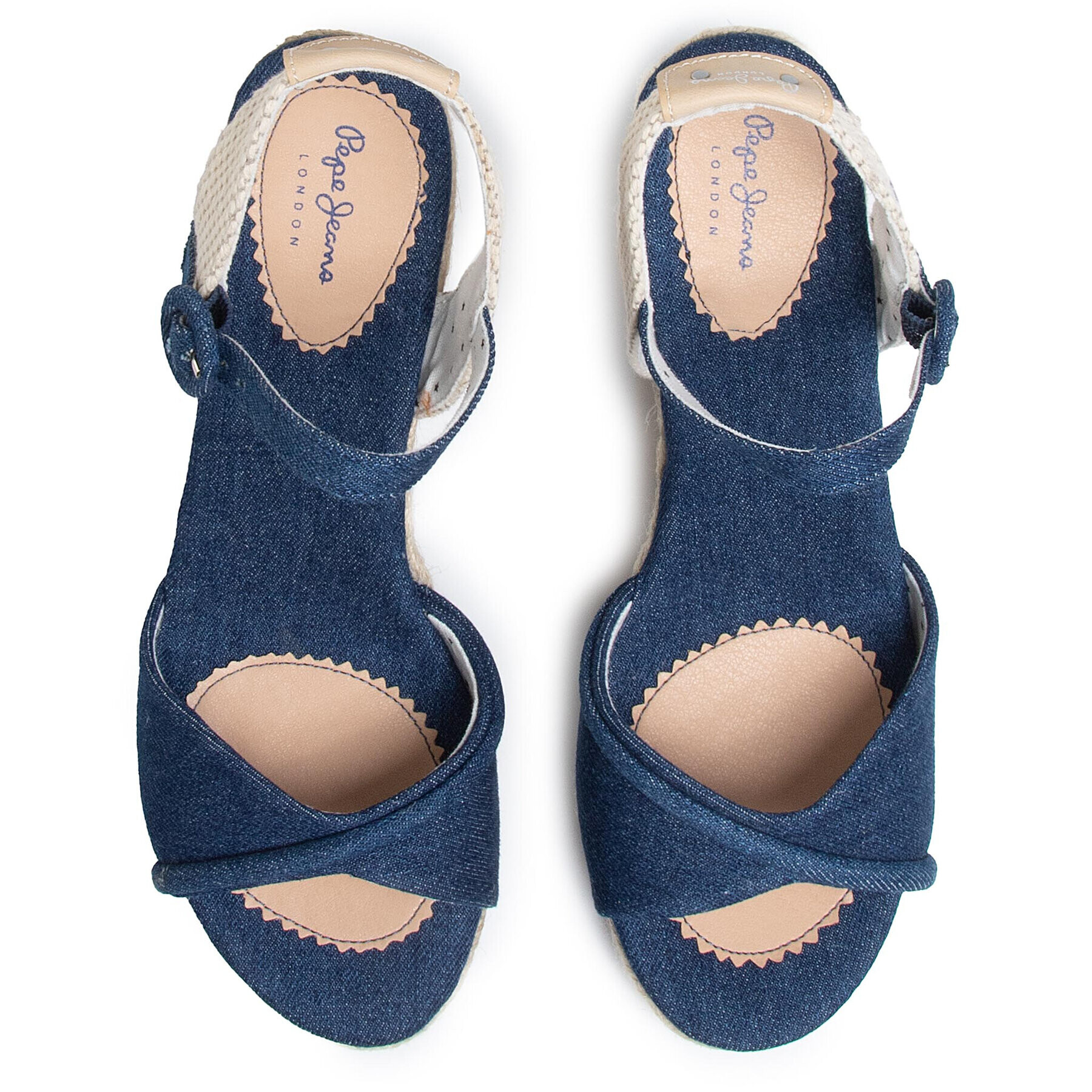 Pepe Jeans Еспадрили Shark Denim20 PLS90455 Тъмносин - Pepit.bg