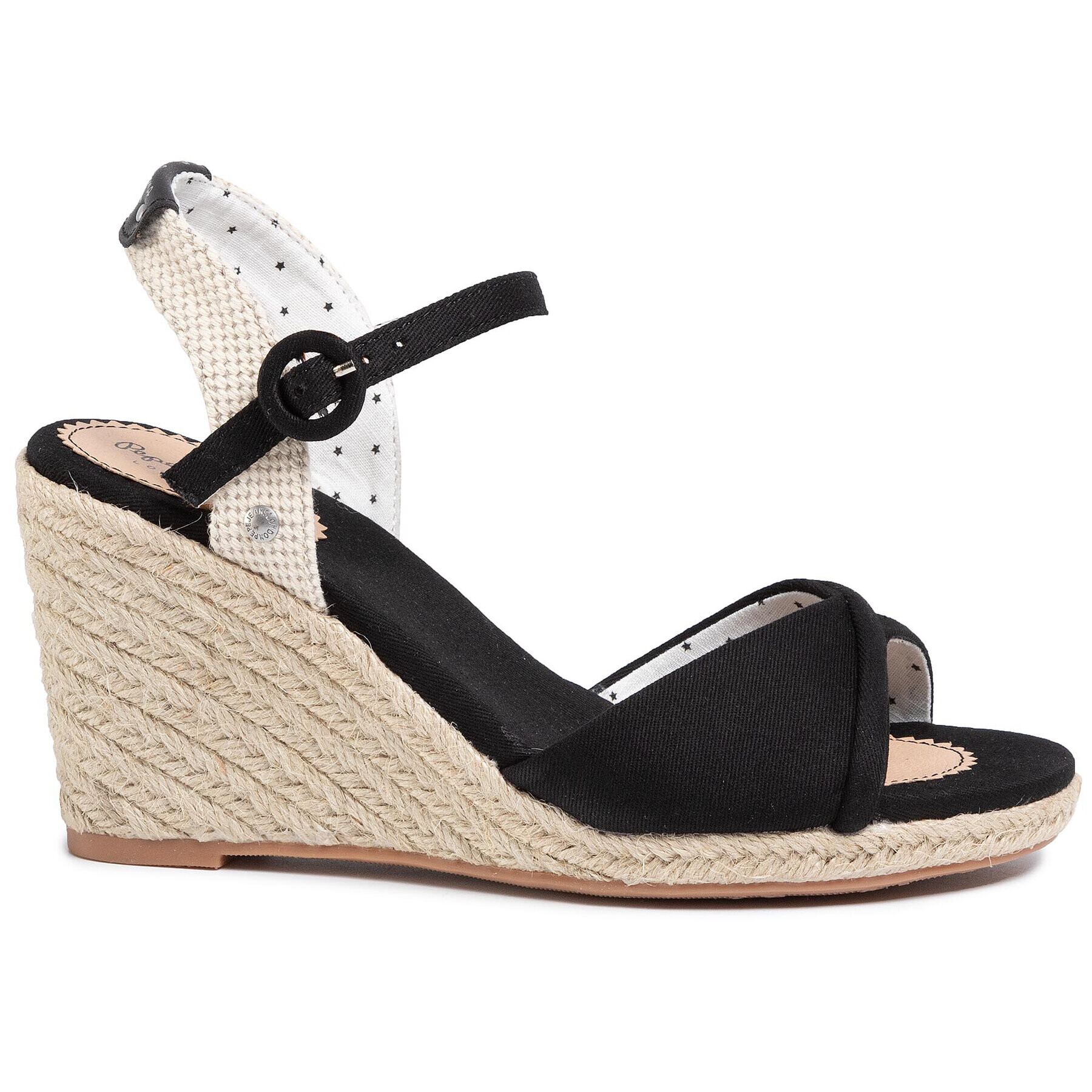 Pepe Jeans Еспадрили Shark Lady PLS90454 Черен - Pepit.bg