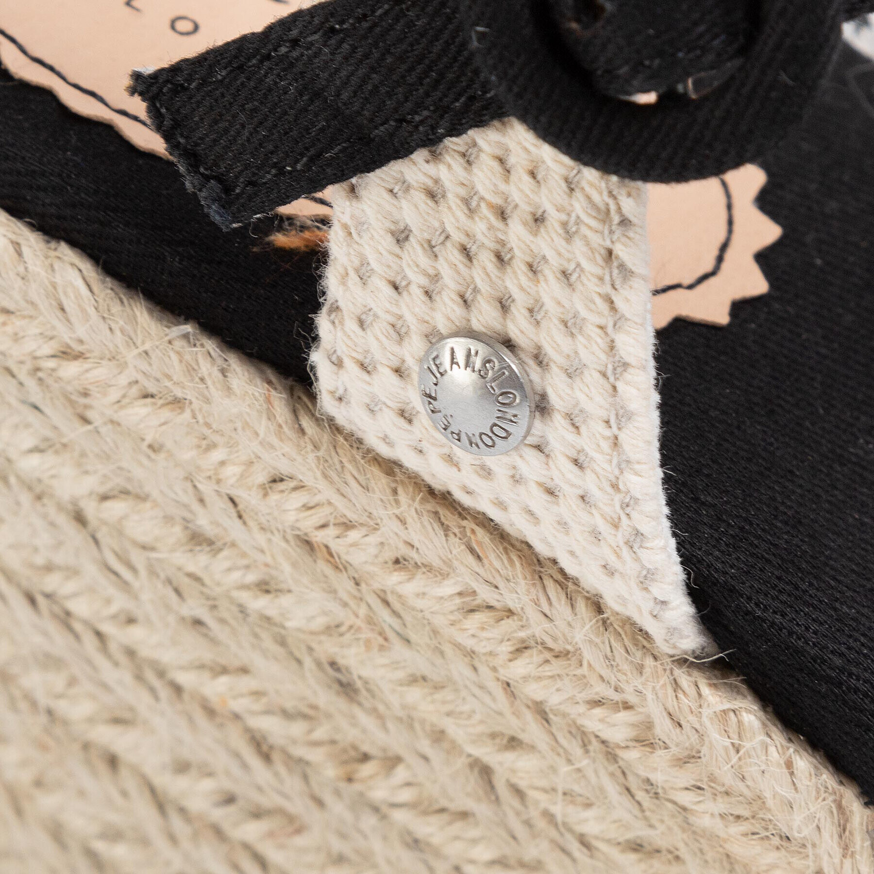 Pepe Jeans Еспадрили Shark Lady PLS90454 Черен - Pepit.bg