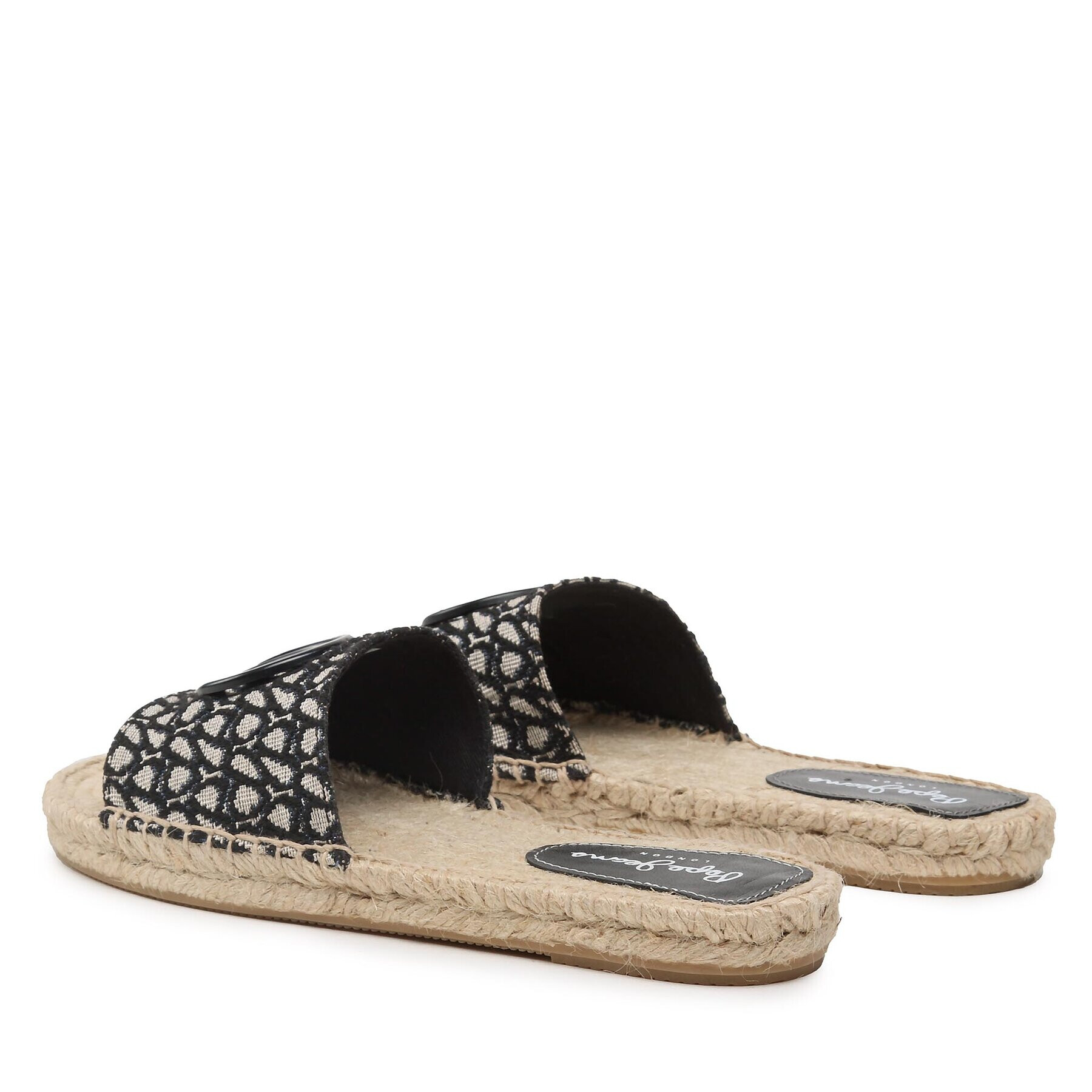 Pepe Jeans Еспадрили Siva Jacquard PLS90593 Черен - Pepit.bg