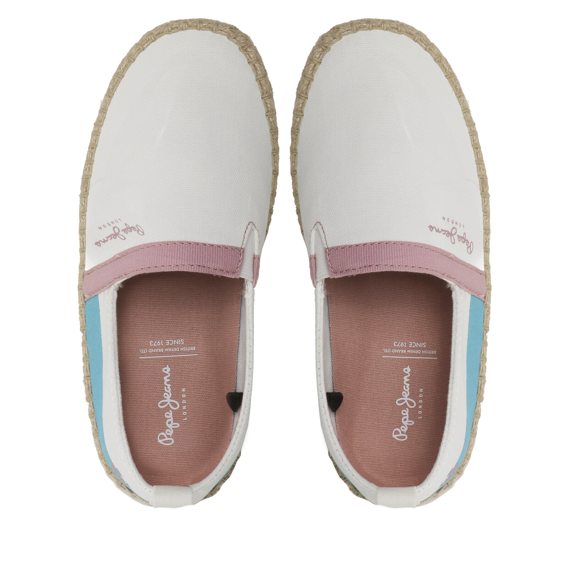 Pepe Jeans Еспадрили Tourist Camp G PGS10171 Бял - Pepit.bg