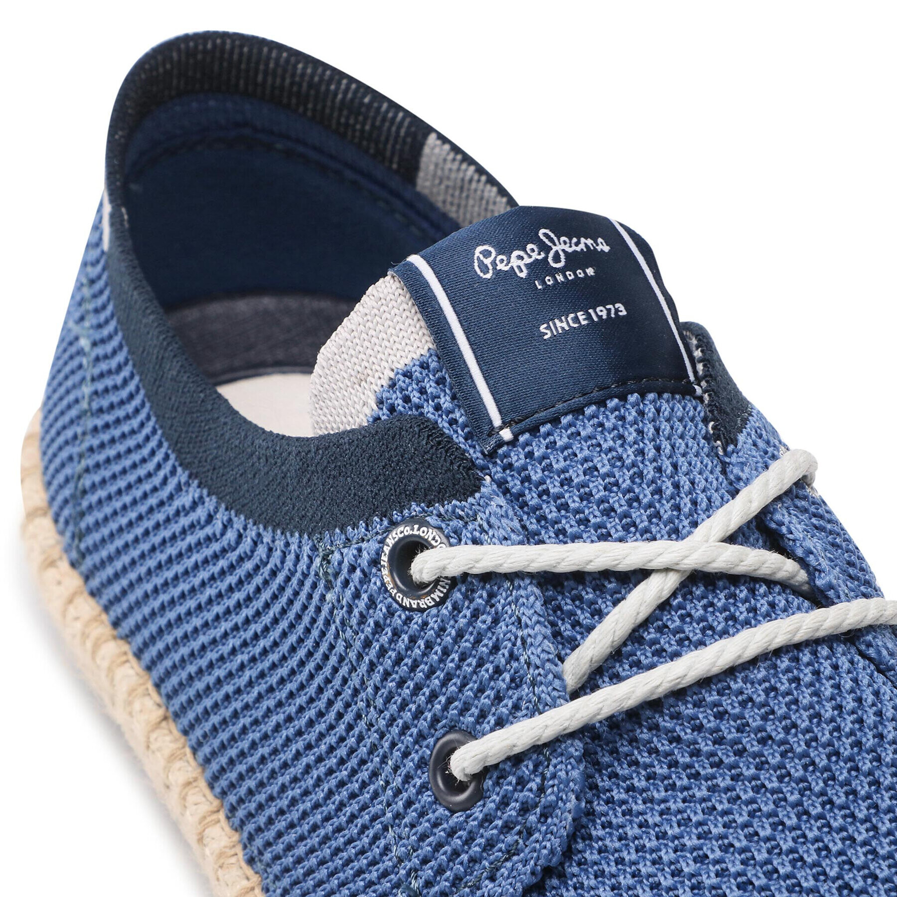 Pepe Jeans Еспадрили Tourist Laces Up PMS10300 Син - Pepit.bg