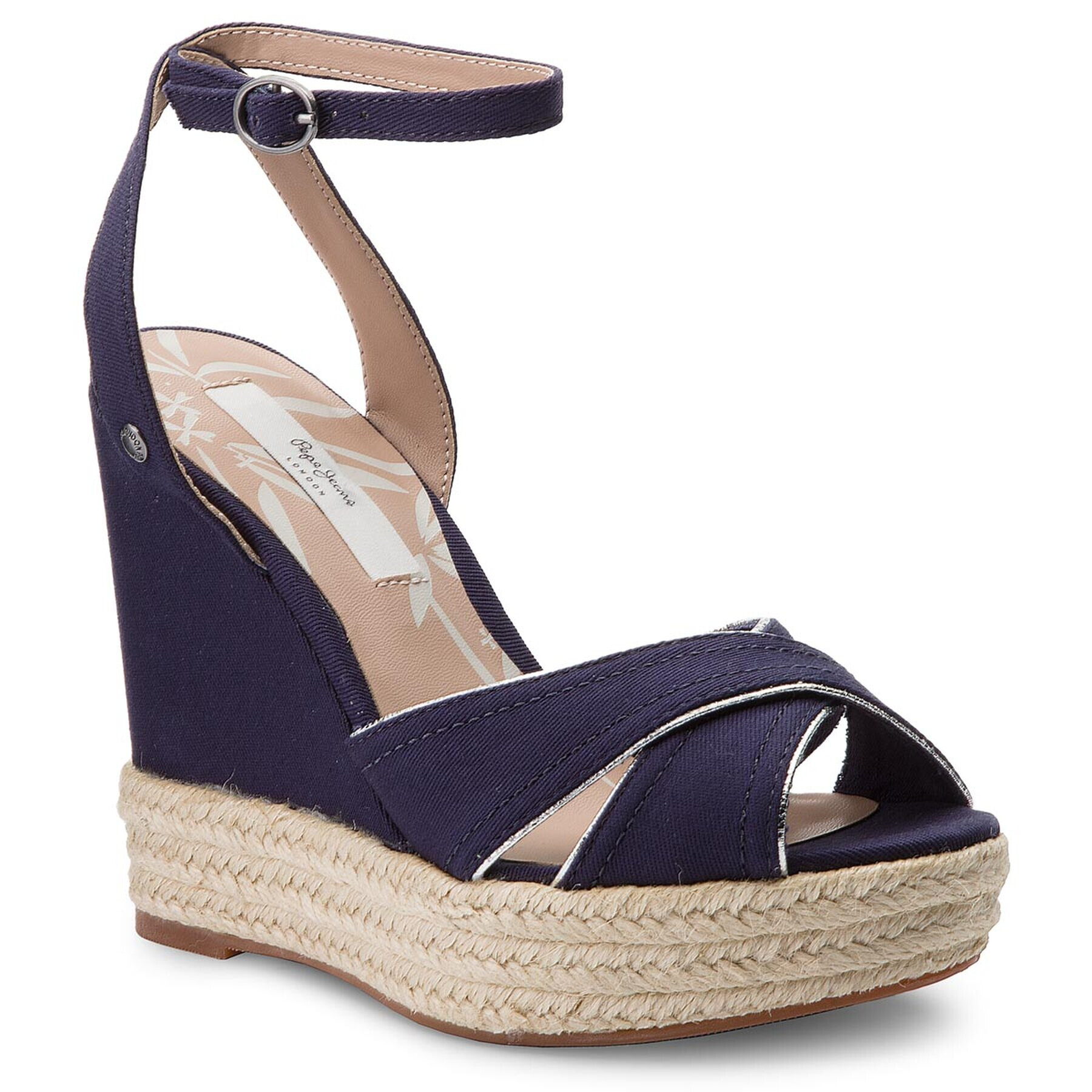 Pepe Jeans Еспадрили Walker Lenny PLS90295 Тъмносин - Pepit.bg