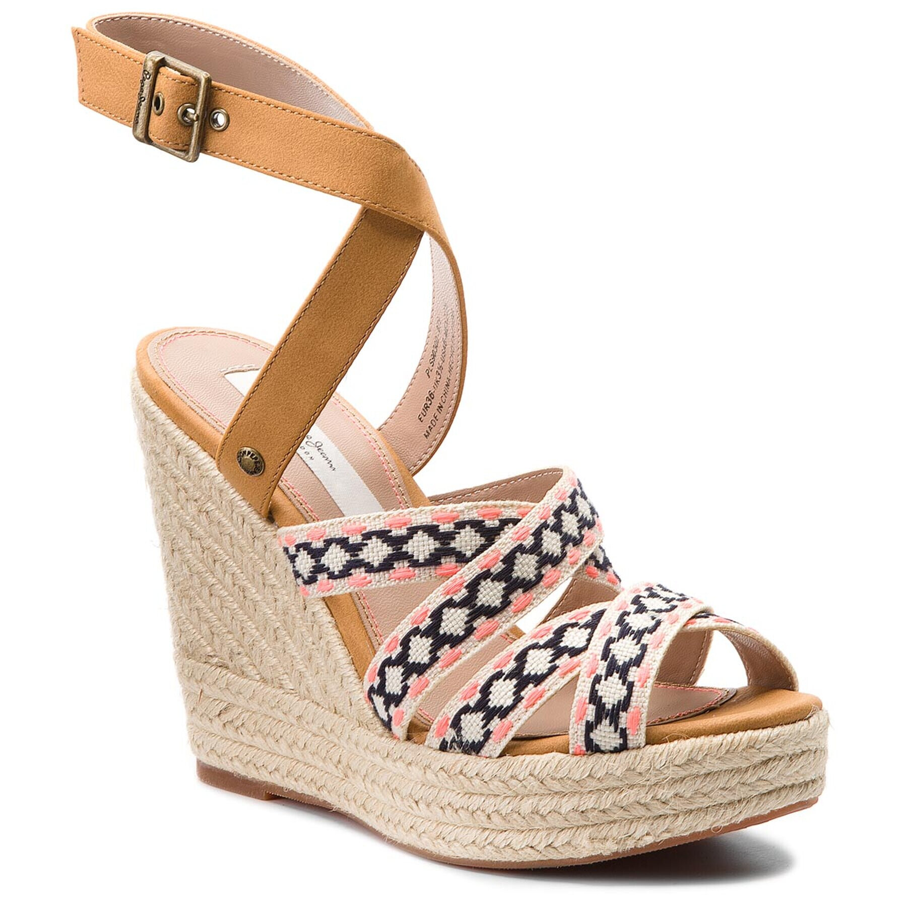 Pepe Jeans Еспадрили Walker West PLS90300 Кафяв - Pepit.bg