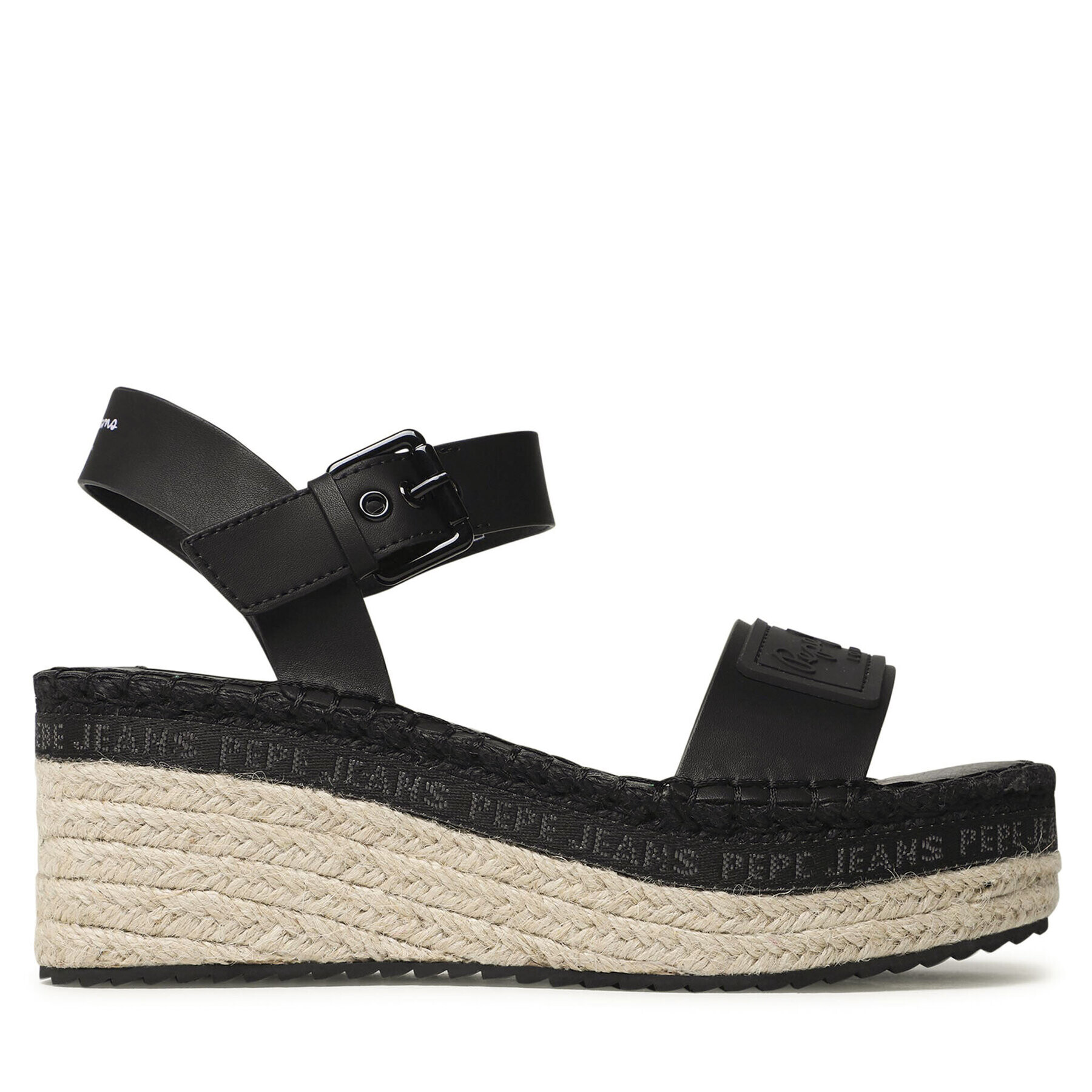 Pepe Jeans Еспадрили Witney Brand PLS90576 Черен - Pepit.bg