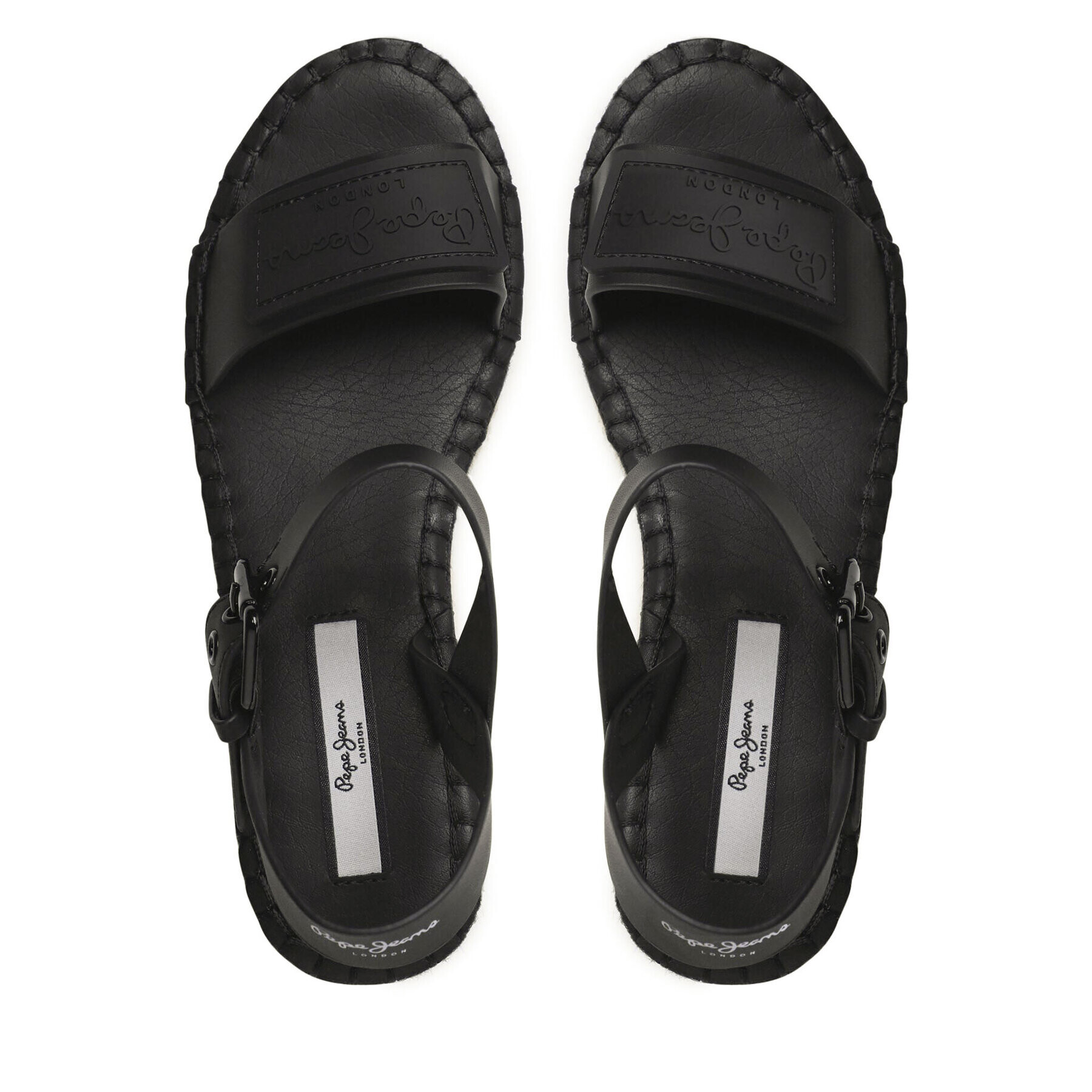 Pepe Jeans Еспадрили Witney Brand PLS90576 Черен - Pepit.bg