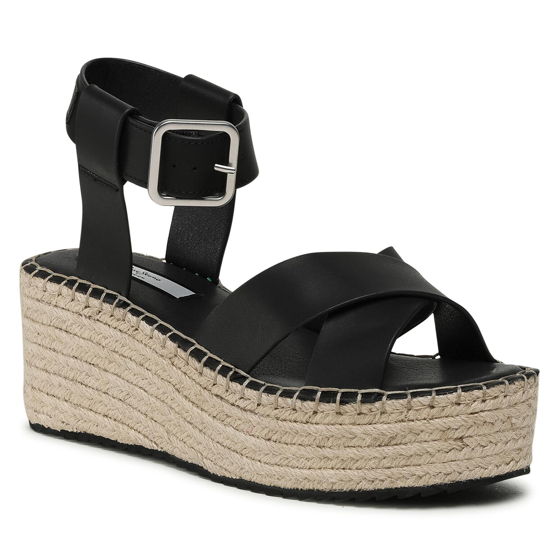 Pepe Jeans Еспадрили Witney Ella PLS90490 Черен - Pepit.bg