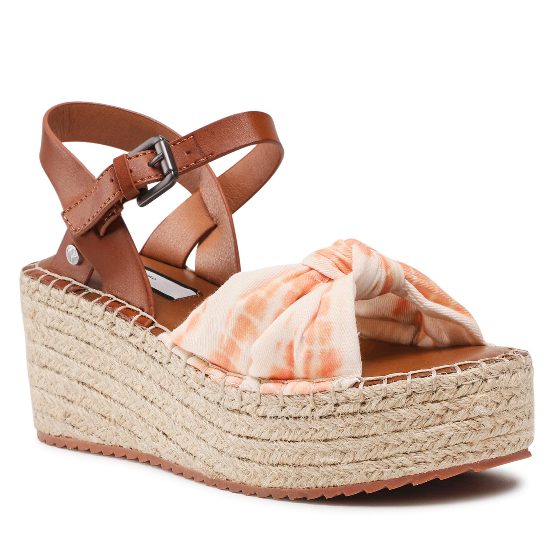 Pepe Jeans Еспадрили Witney Knot PLS90553 Кафяв - Pepit.bg