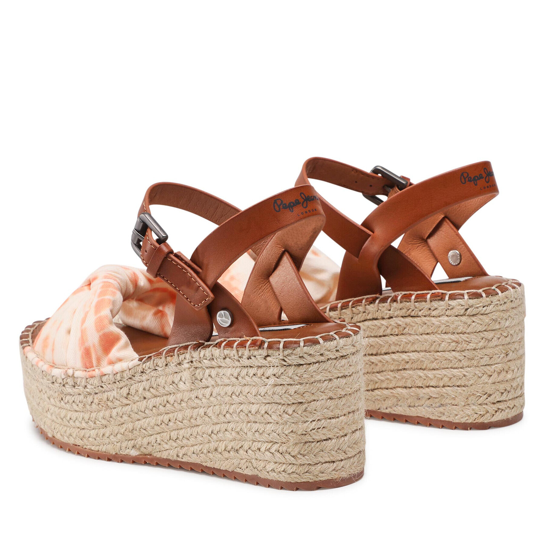 Pepe Jeans Еспадрили Witney Knot PLS90553 Кафяв - Pepit.bg