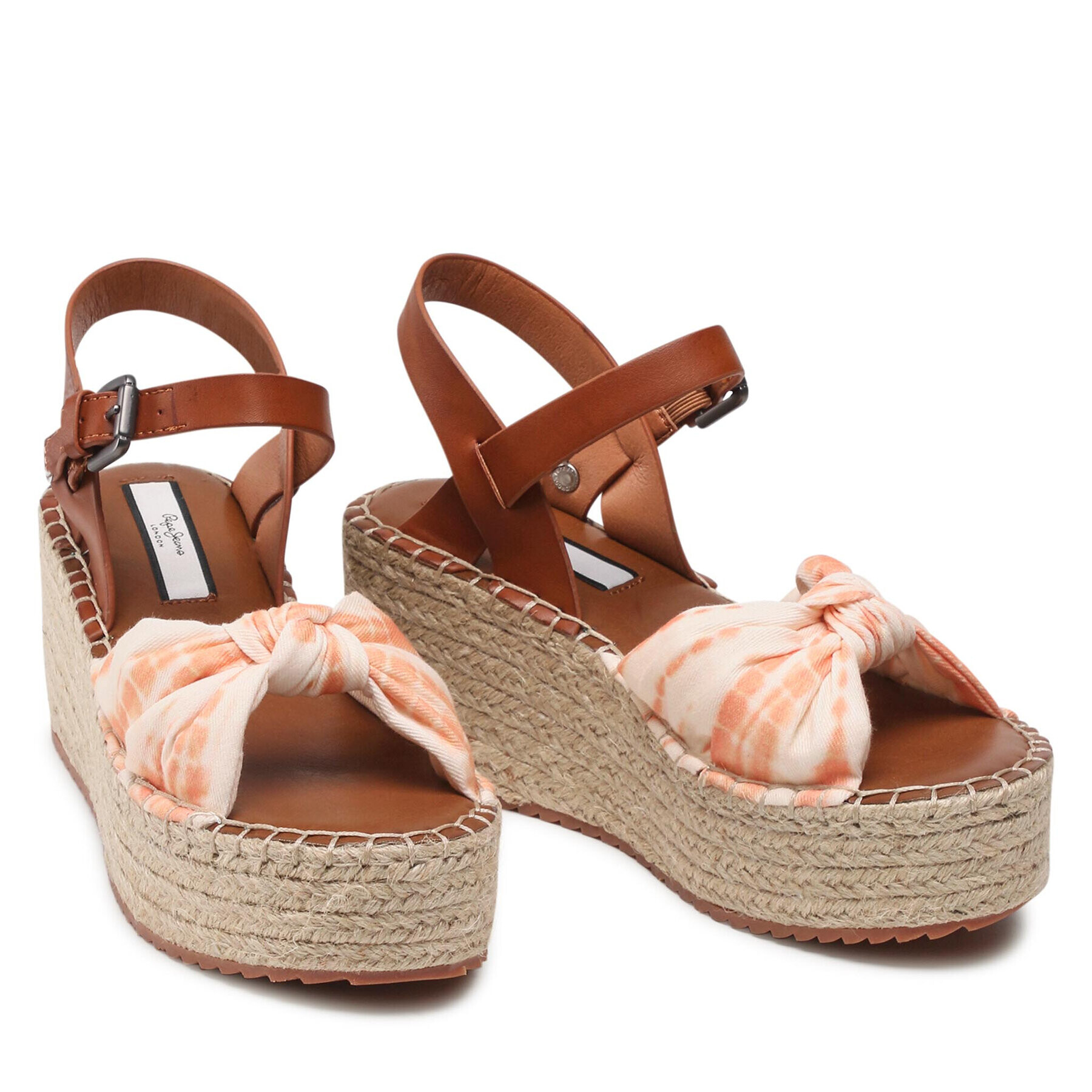 Pepe Jeans Еспадрили Witney Knot PLS90553 Кафяв - Pepit.bg