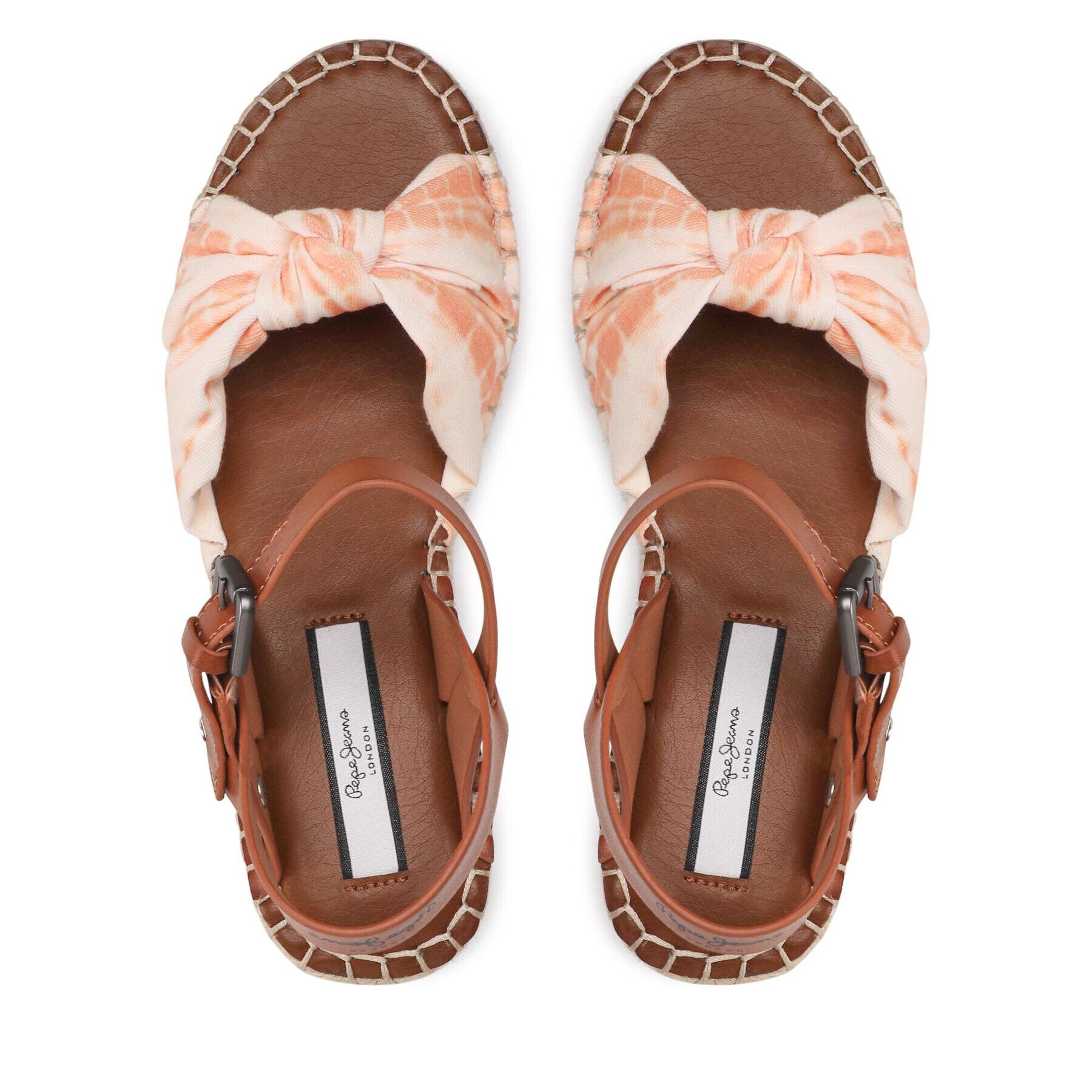 Pepe Jeans Еспадрили Witney Knot PLS90553 Кафяв - Pepit.bg