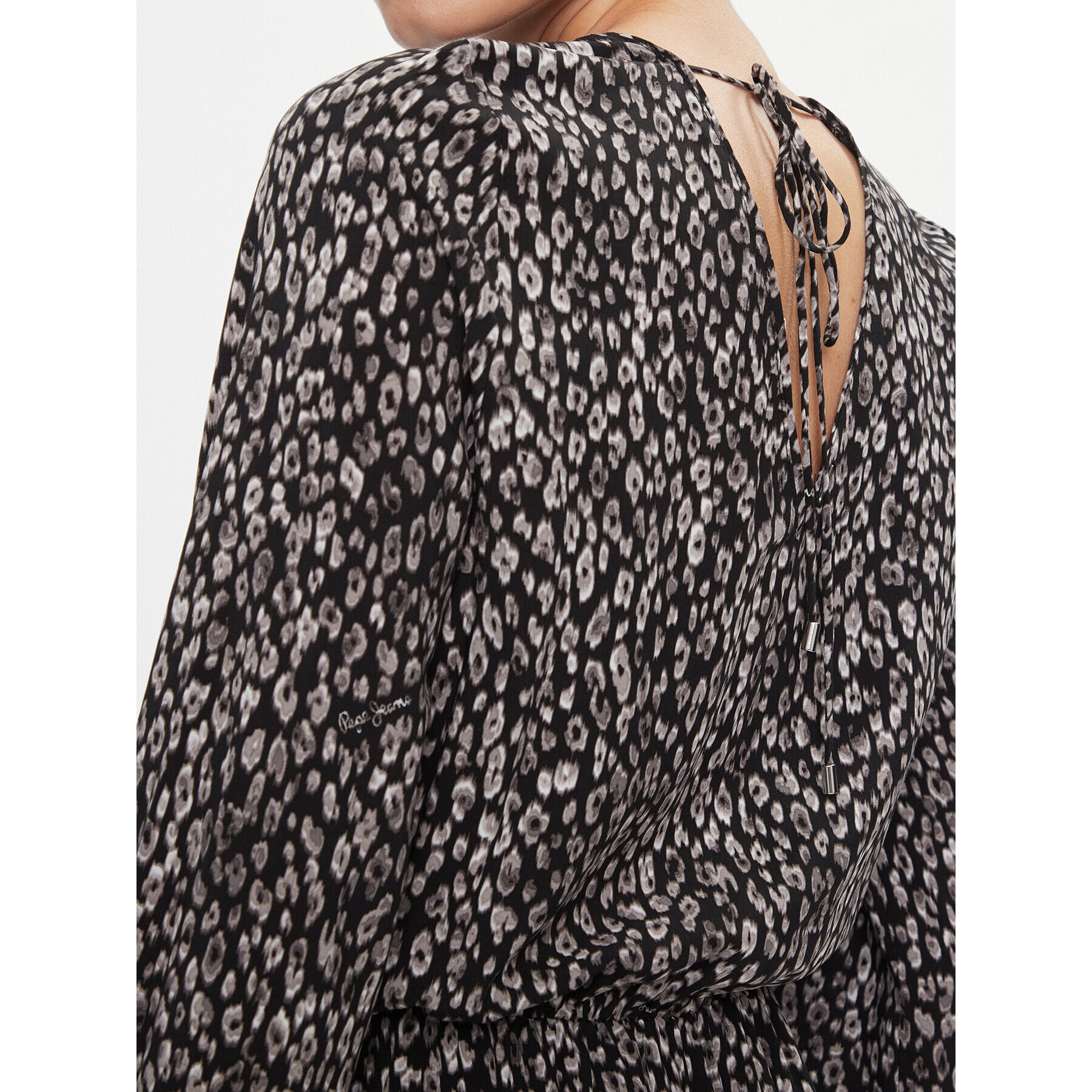 Pepe Jeans Ежедневна рокля Azalea PL953445 Черен Regular Fit - Pepit.bg