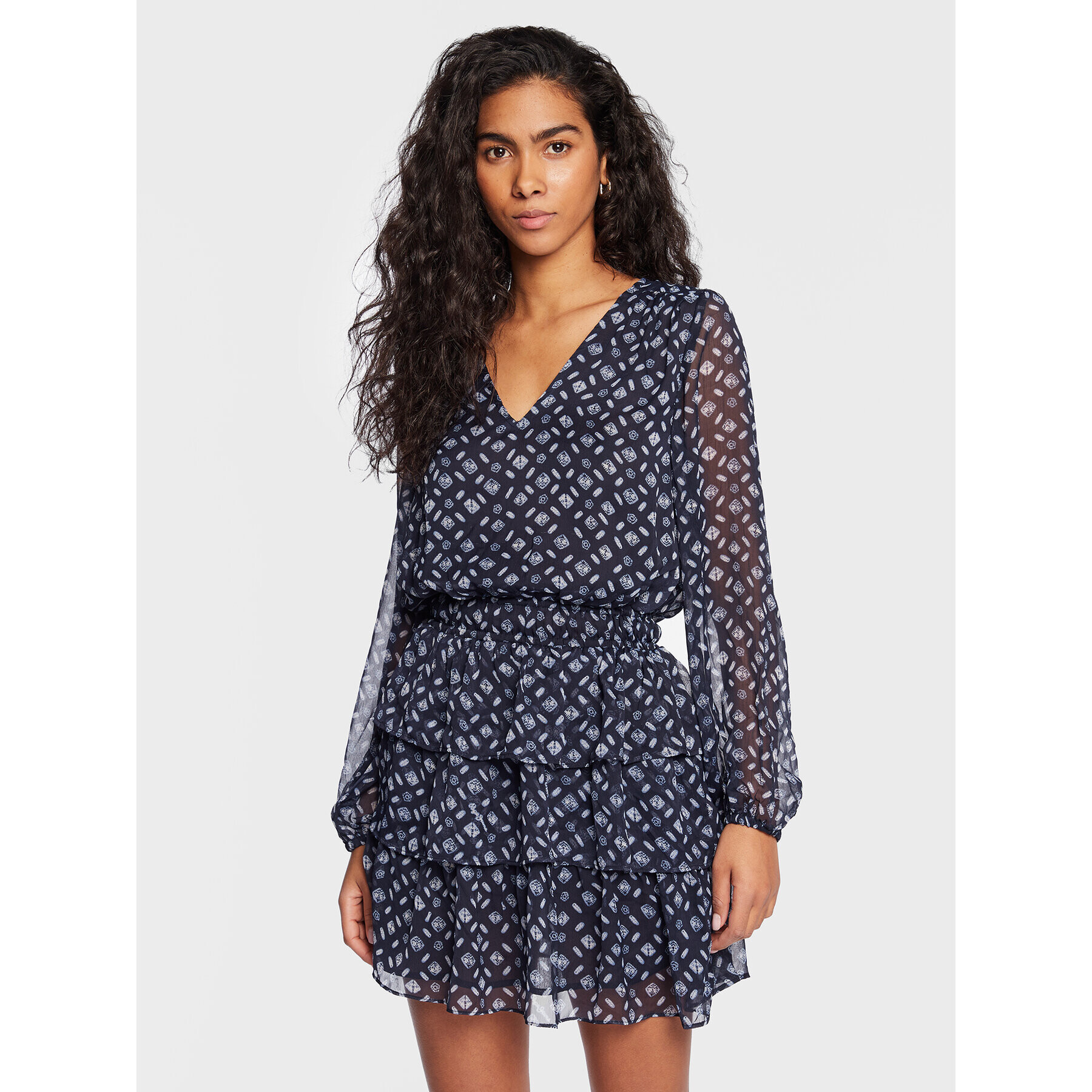 Pepe Jeans Ежедневна рокля Eyra PL953255 Тъмносин Regular Fit - Pepit.bg