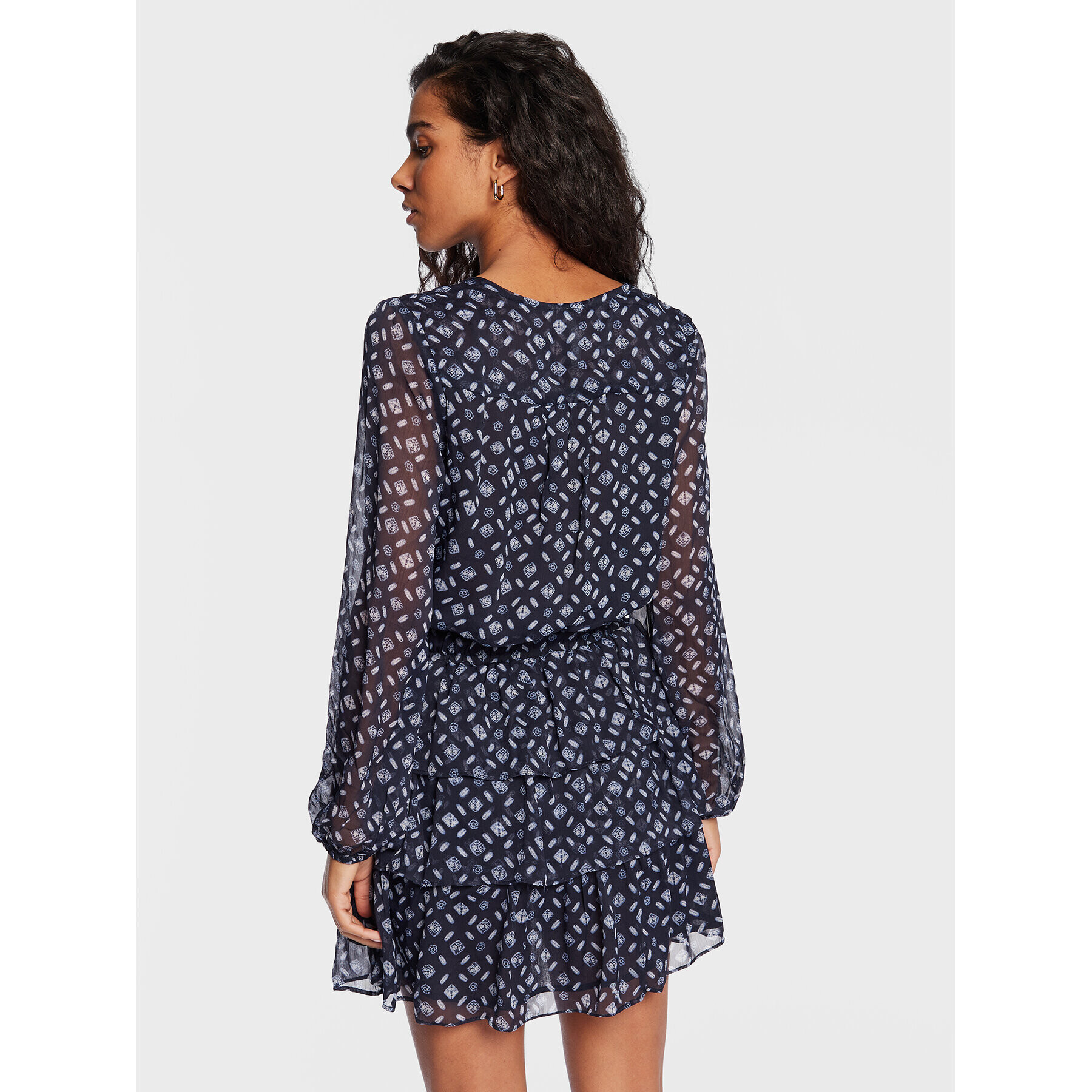 Pepe Jeans Ежедневна рокля Eyra PL953255 Тъмносин Regular Fit - Pepit.bg