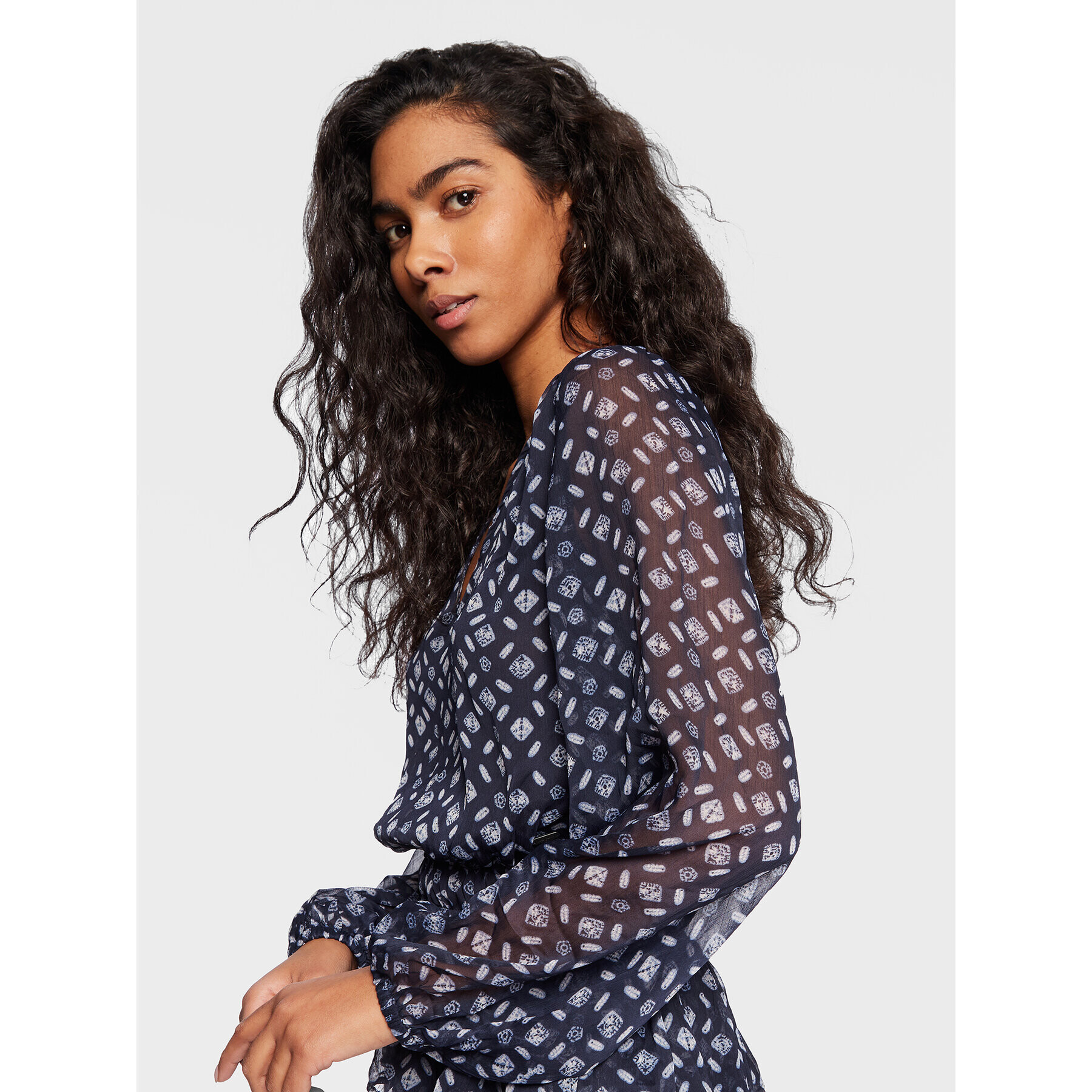 Pepe Jeans Ежедневна рокля Eyra PL953255 Тъмносин Regular Fit - Pepit.bg