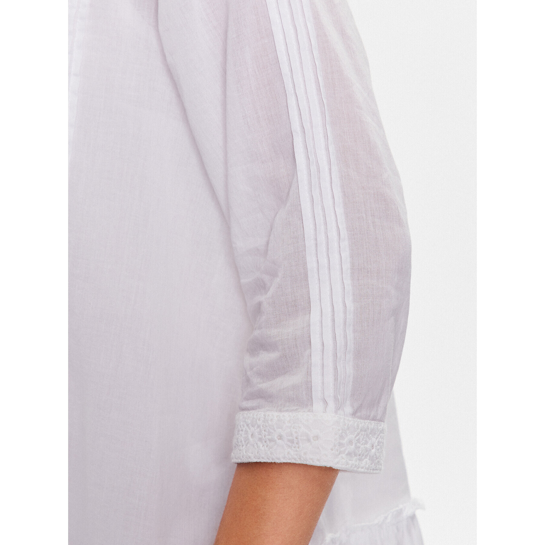 Pepe Jeans Ежедневна рокля Patris PL953268 Бял Regular Fit - Pepit.bg