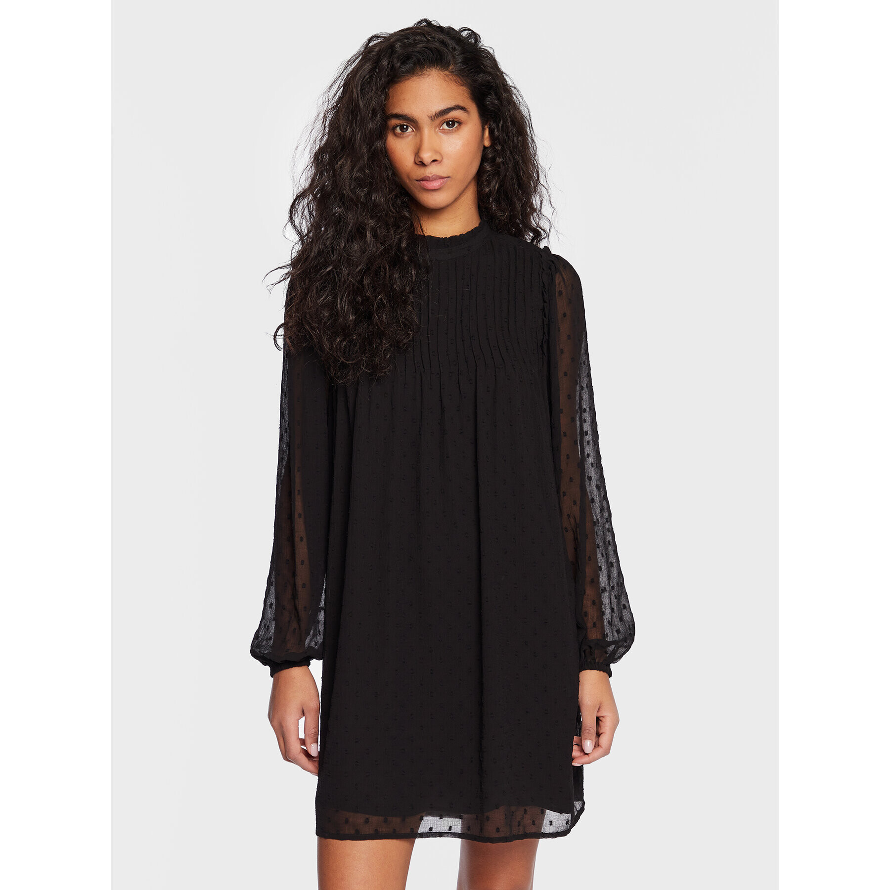 Pepe Jeans Ежедневна рокля Peony PL953210 Черен Regular Fit - Pepit.bg