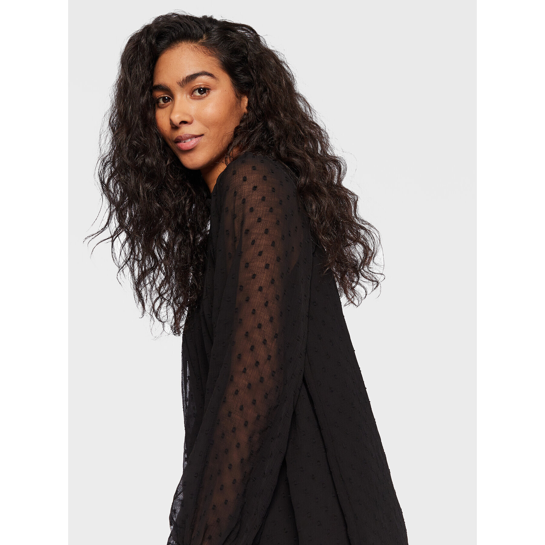Pepe Jeans Ежедневна рокля Peony PL953210 Черен Regular Fit - Pepit.bg
