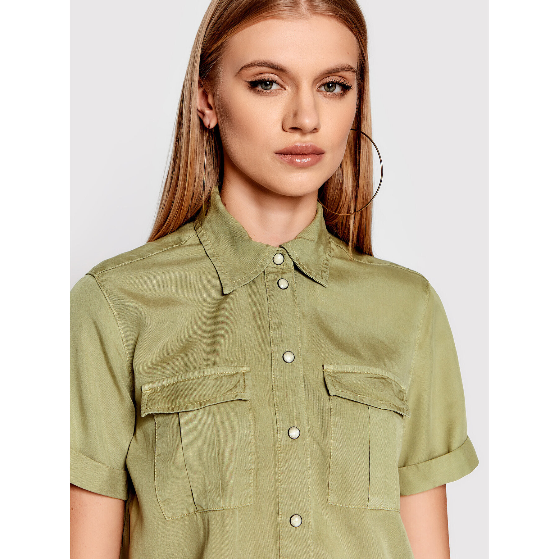 Pepe Jeans Гащеризон Safari Tess PL230399 Зелен Regular Fit - Pepit.bg