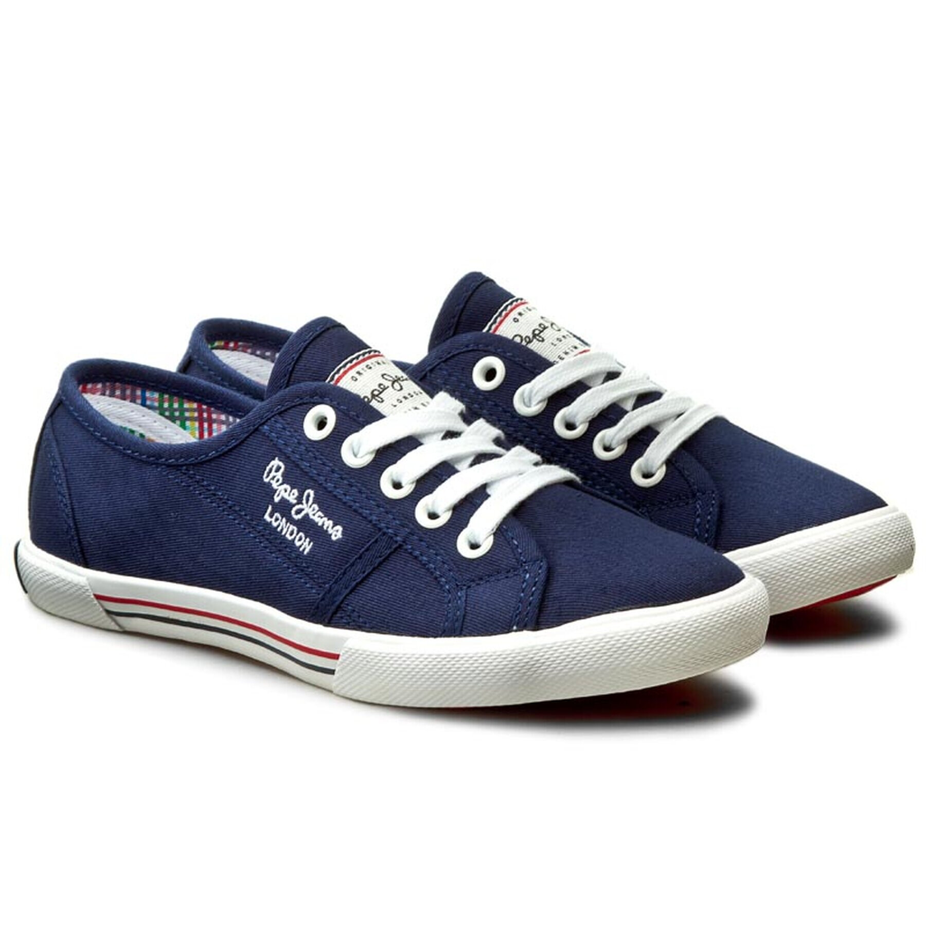 Pepe Jeans Гуменки Aberlady Basic 17 PLS30500 Тъмносин - Pepit.bg