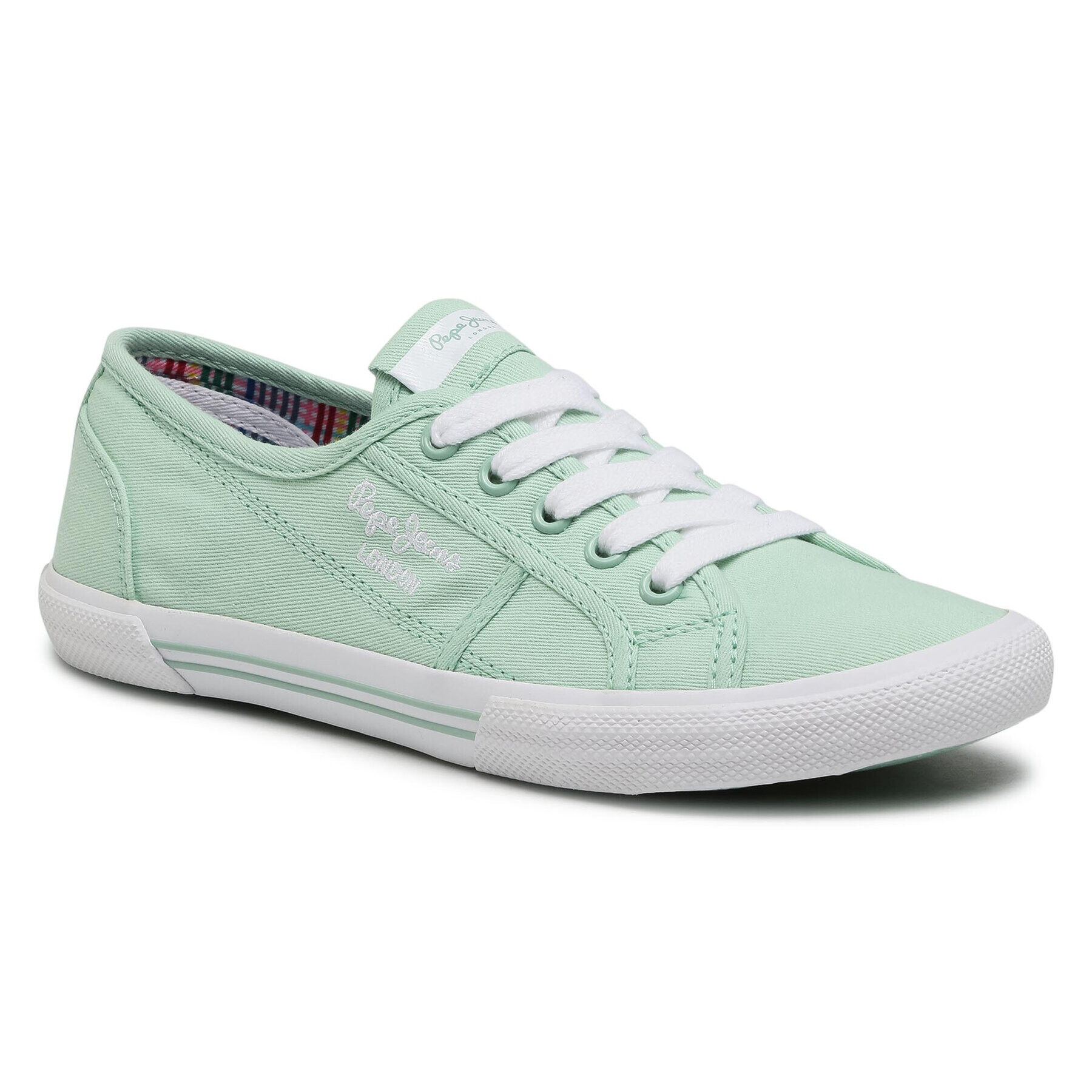 Pepe Jeans Гуменки Aberlady Ecobass PLS31193 Зелен - Pepit.bg