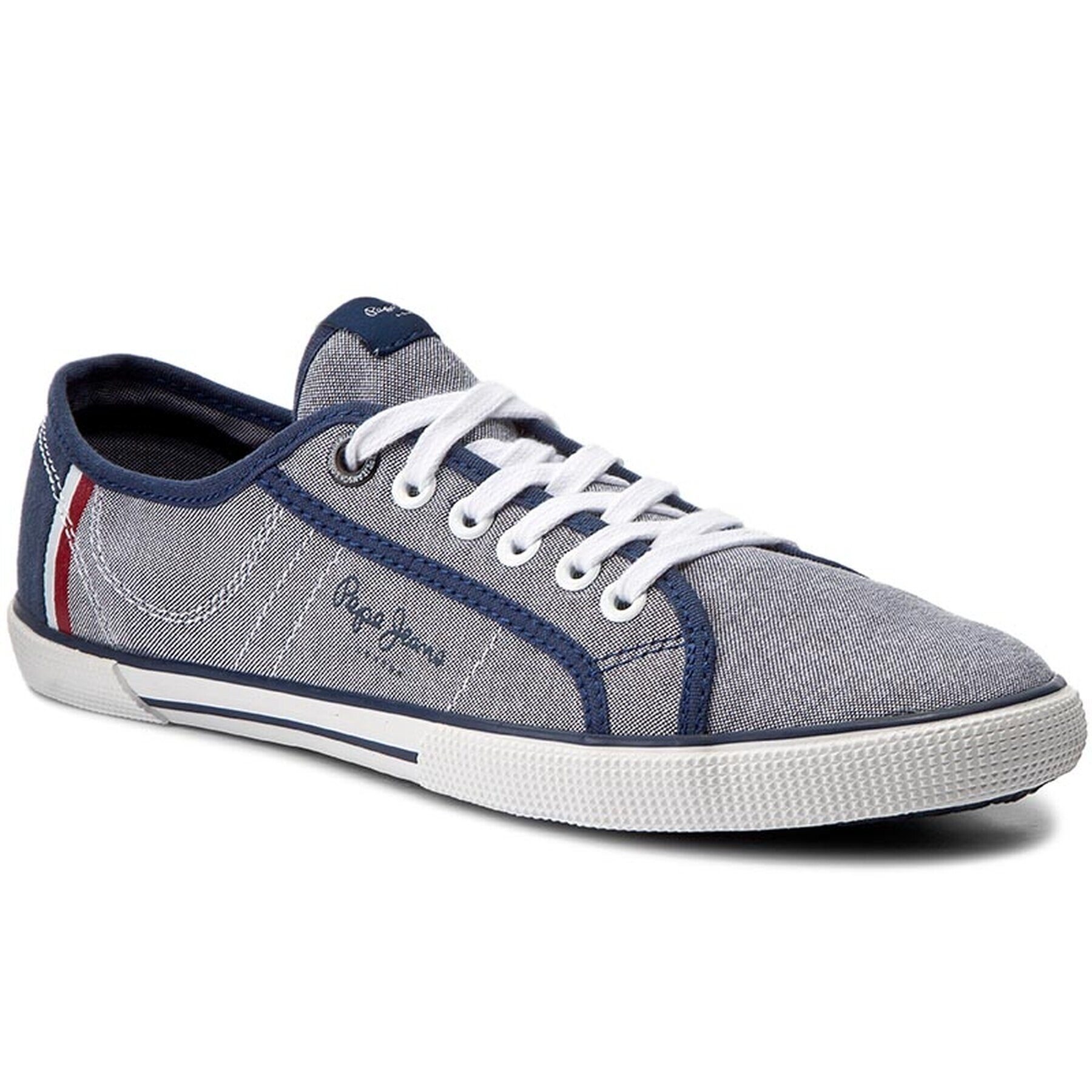 Pepe Jeans Гуменки Aberman Court PMS30356 Син - Pepit.bg