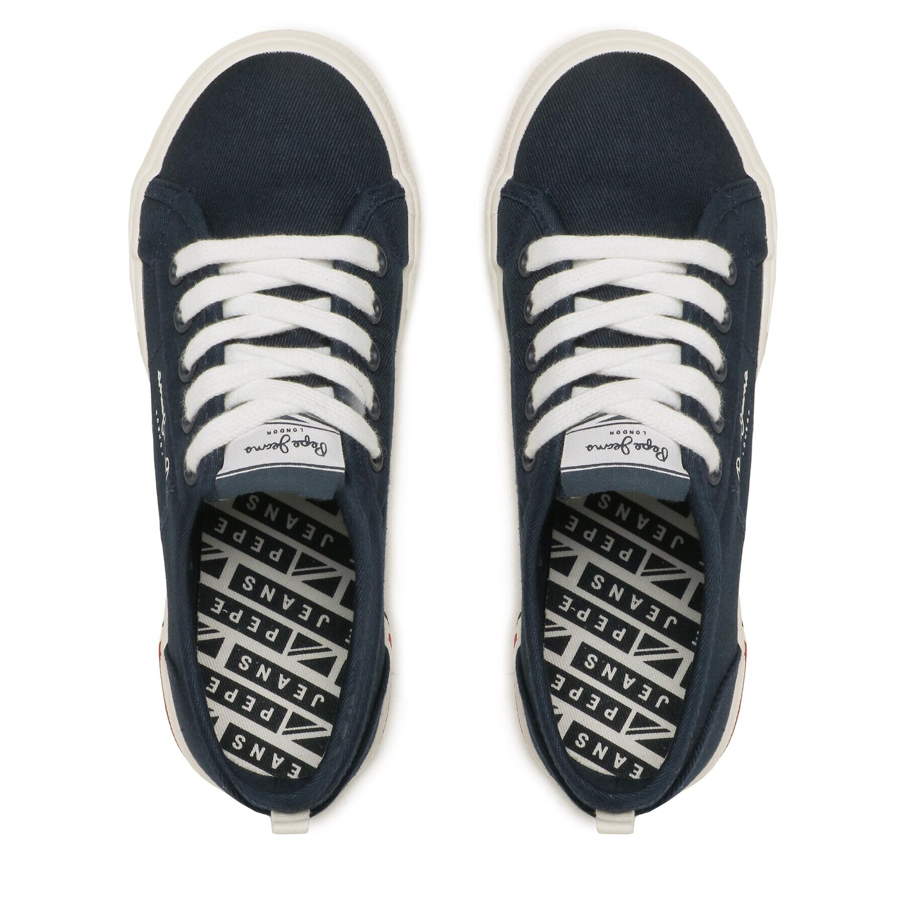 Pepe Jeans Гуменки Brady Basic Boy PBS30549 Тъмносин - Pepit.bg