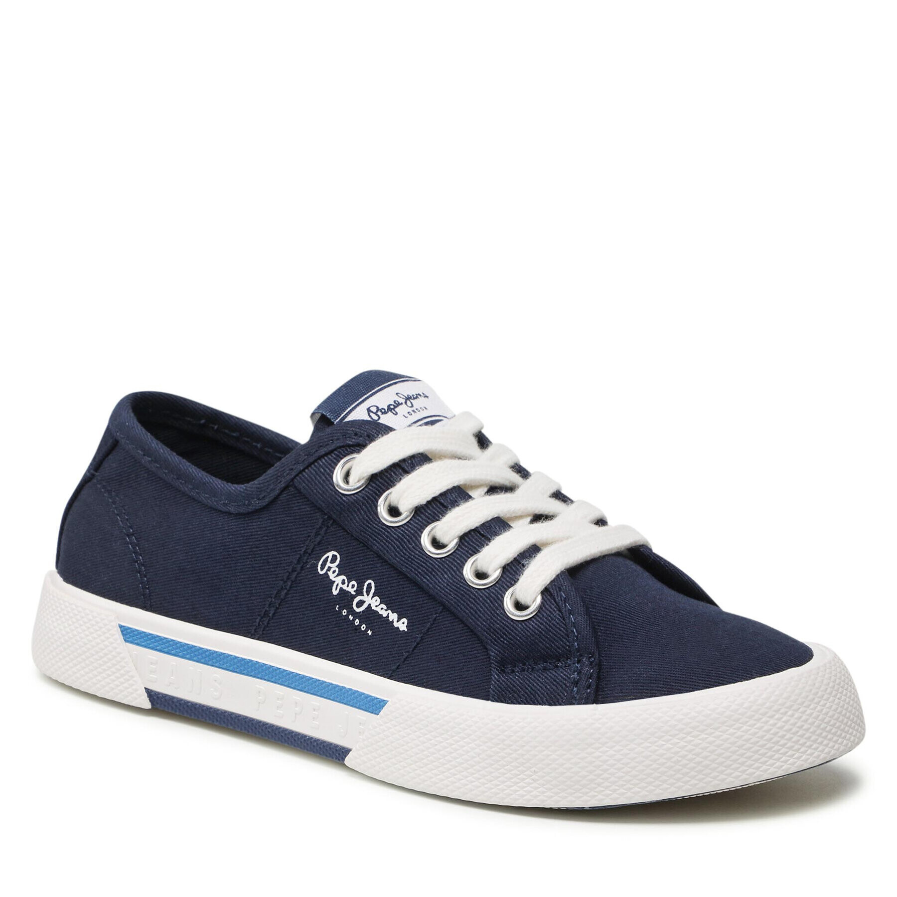 Pepe Jeans Гуменки Brady Boy Basic PBS30527 Тъмносин - Pepit.bg