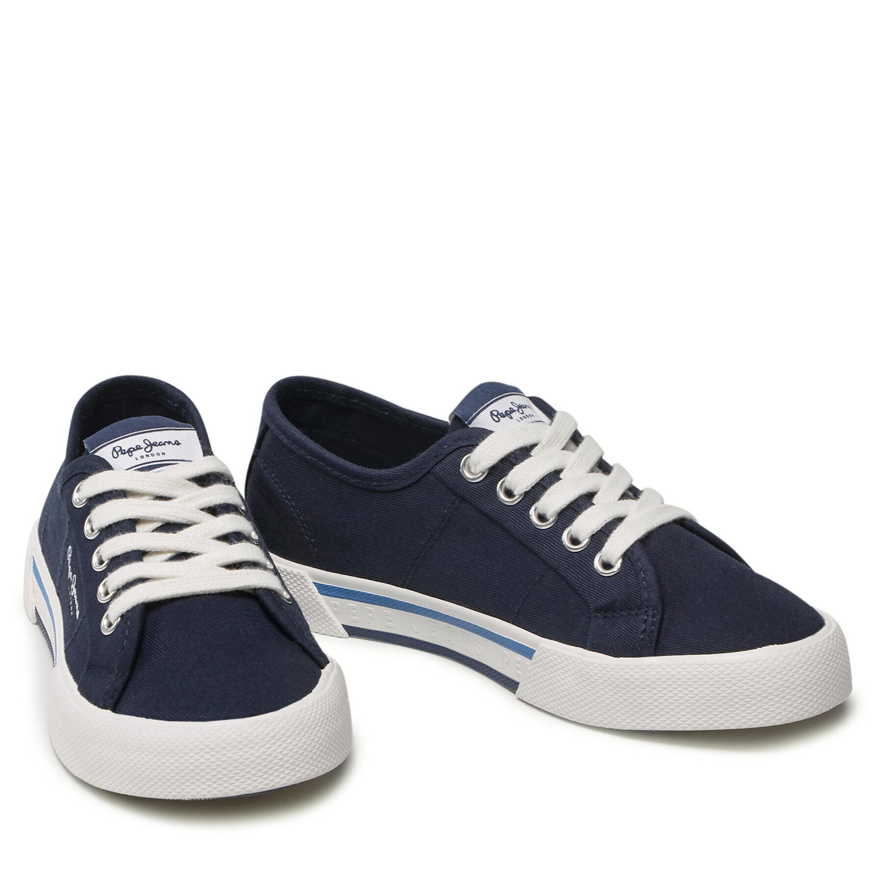 Pepe Jeans Гуменки Brady Boy Basic PBS30527 Тъмносин - Pepit.bg