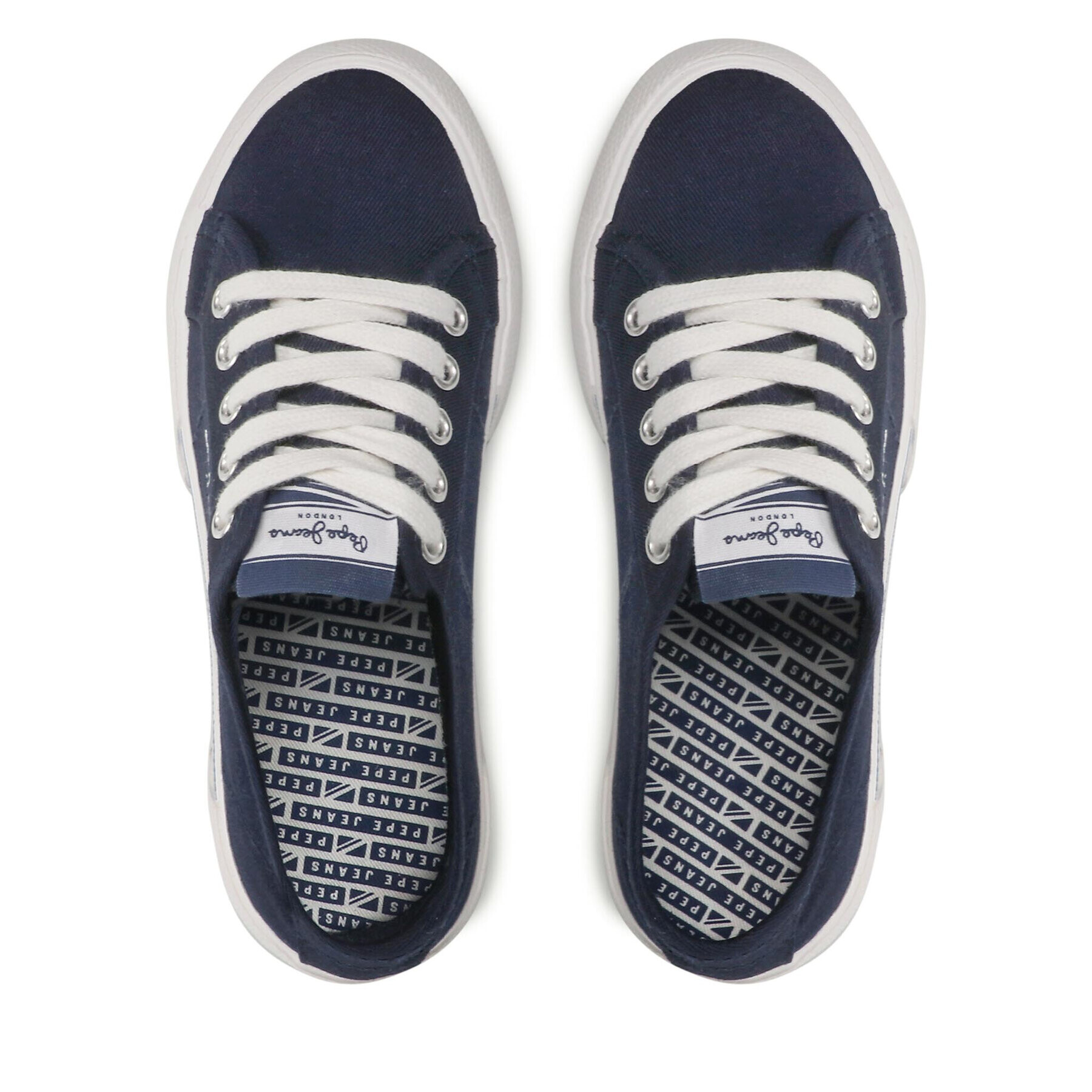 Pepe Jeans Гуменки Brady Boy Basic PBS30527 Тъмносин - Pepit.bg