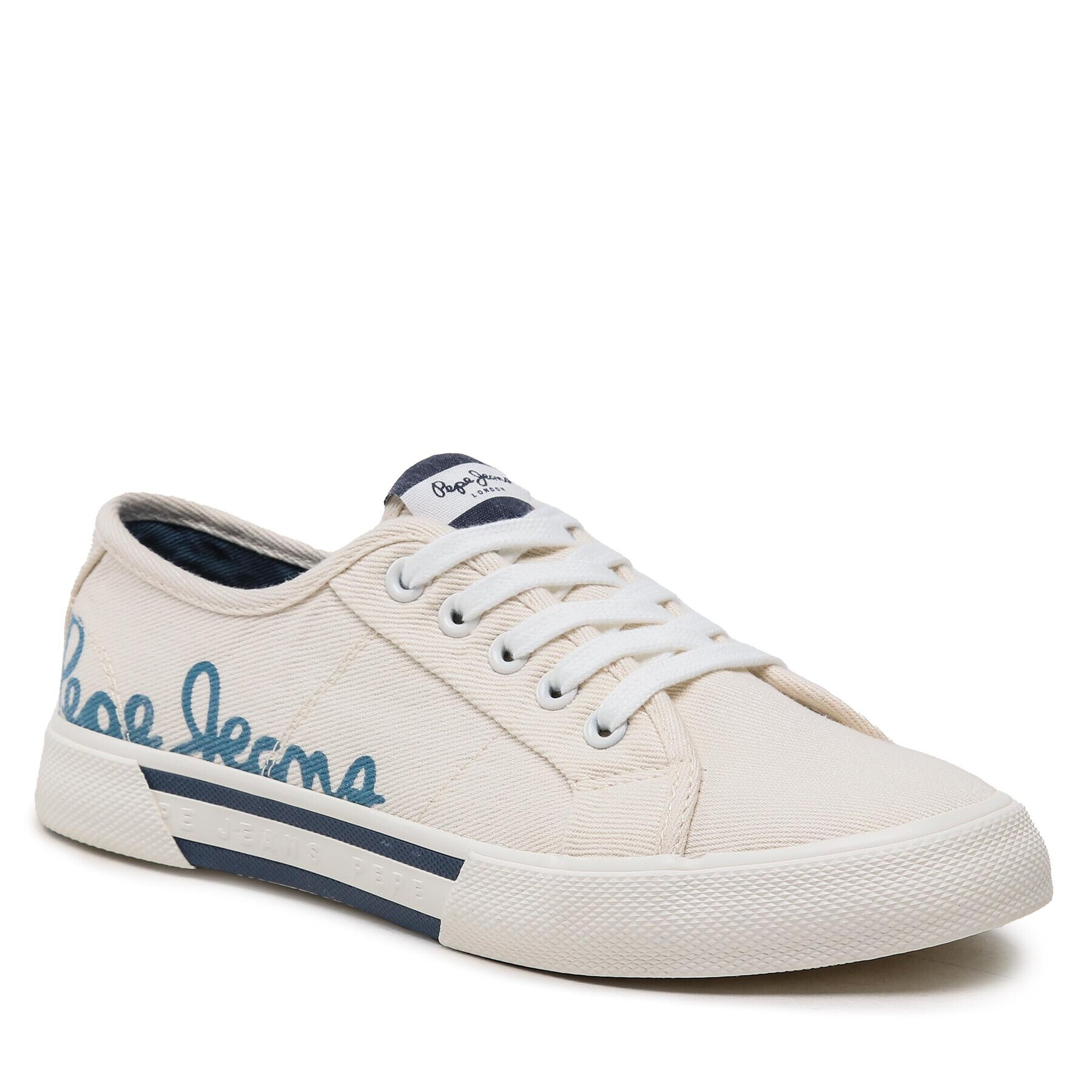 Pepe Jeans Гуменки Brady Denim W PLS31438 Бял - Pepit.bg