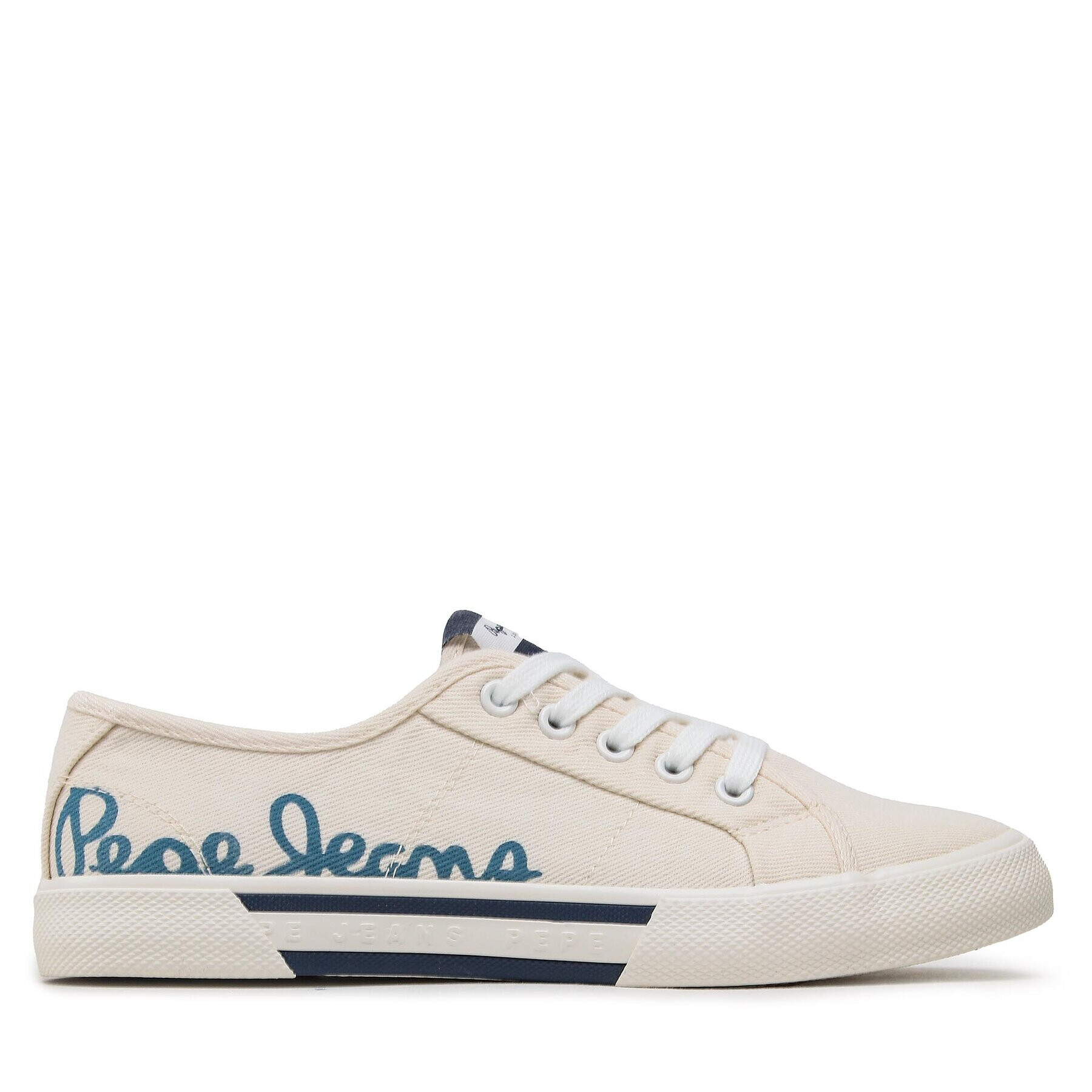 Pepe Jeans Гуменки Brady Denim W PLS31438 Бял - Pepit.bg
