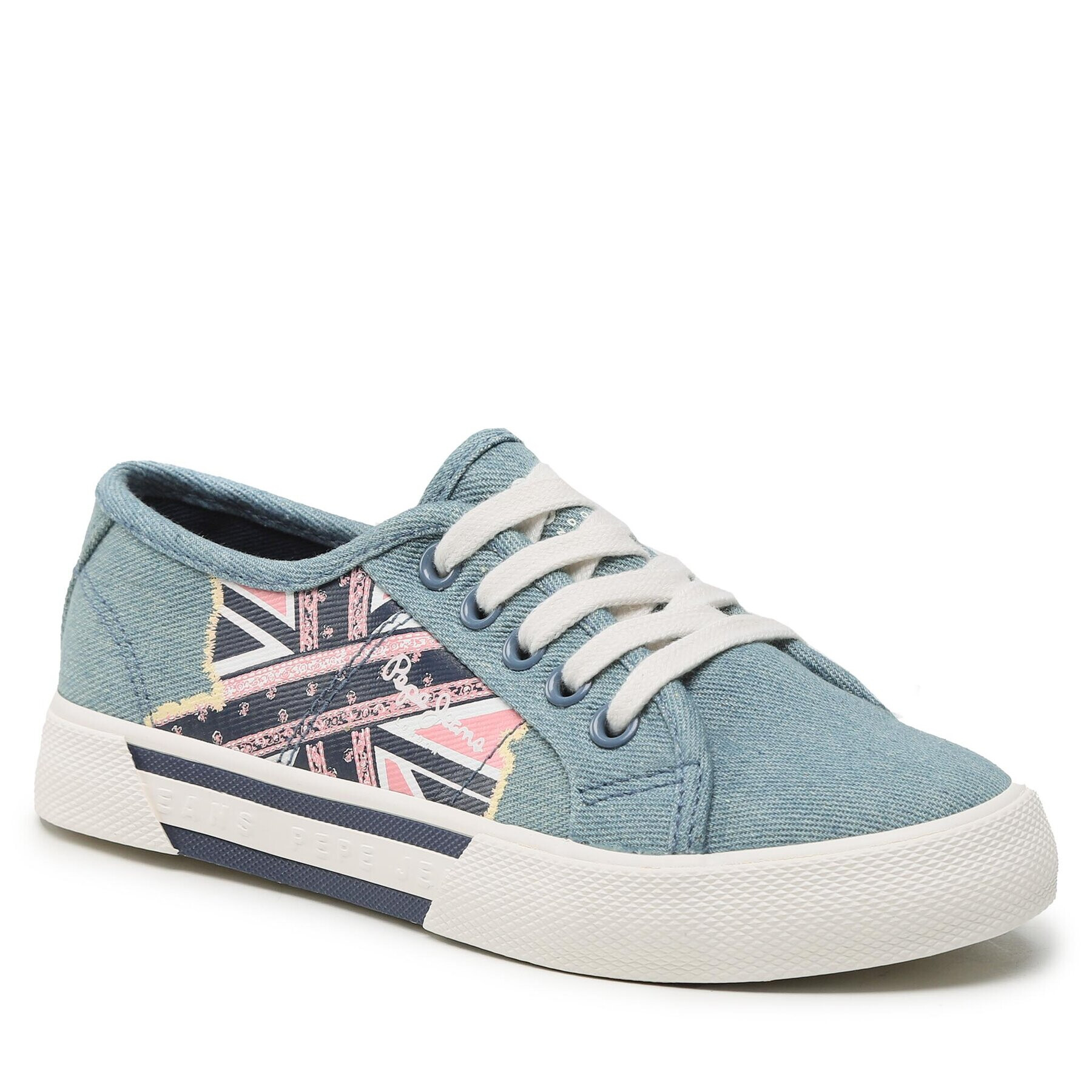 Pepe Jeans Гуменки Brady Flag G PGS30563 Син - Pepit.bg