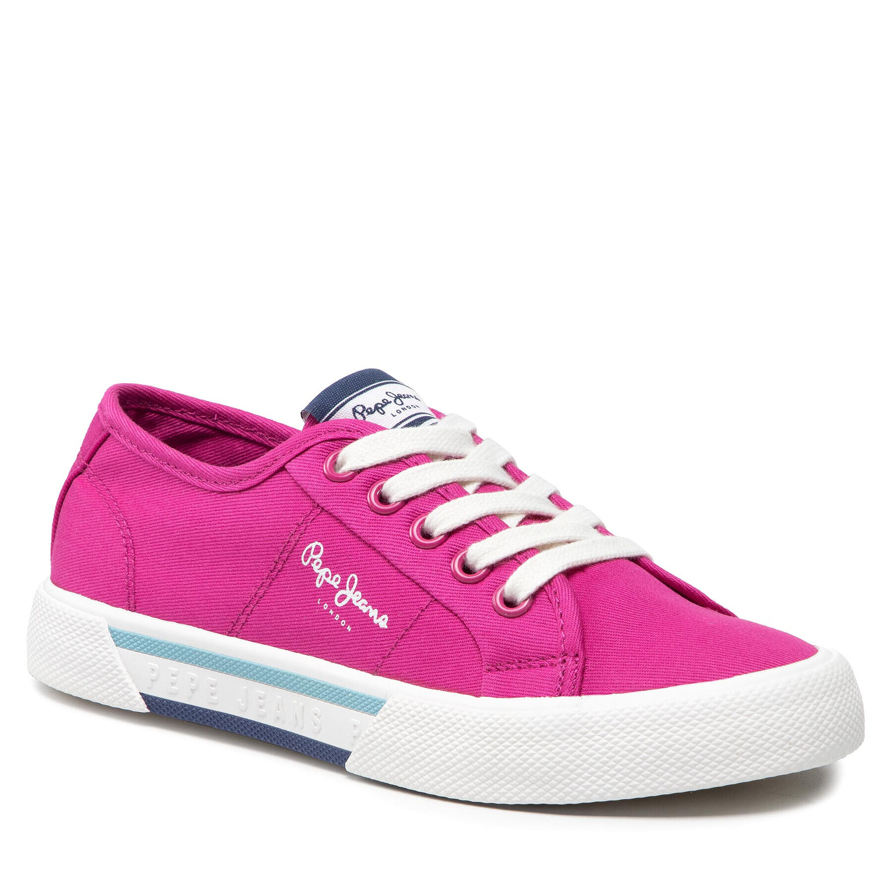 Pepe Jeans Гуменки Brady Girl Basic PGS30543 Розов - Pepit.bg