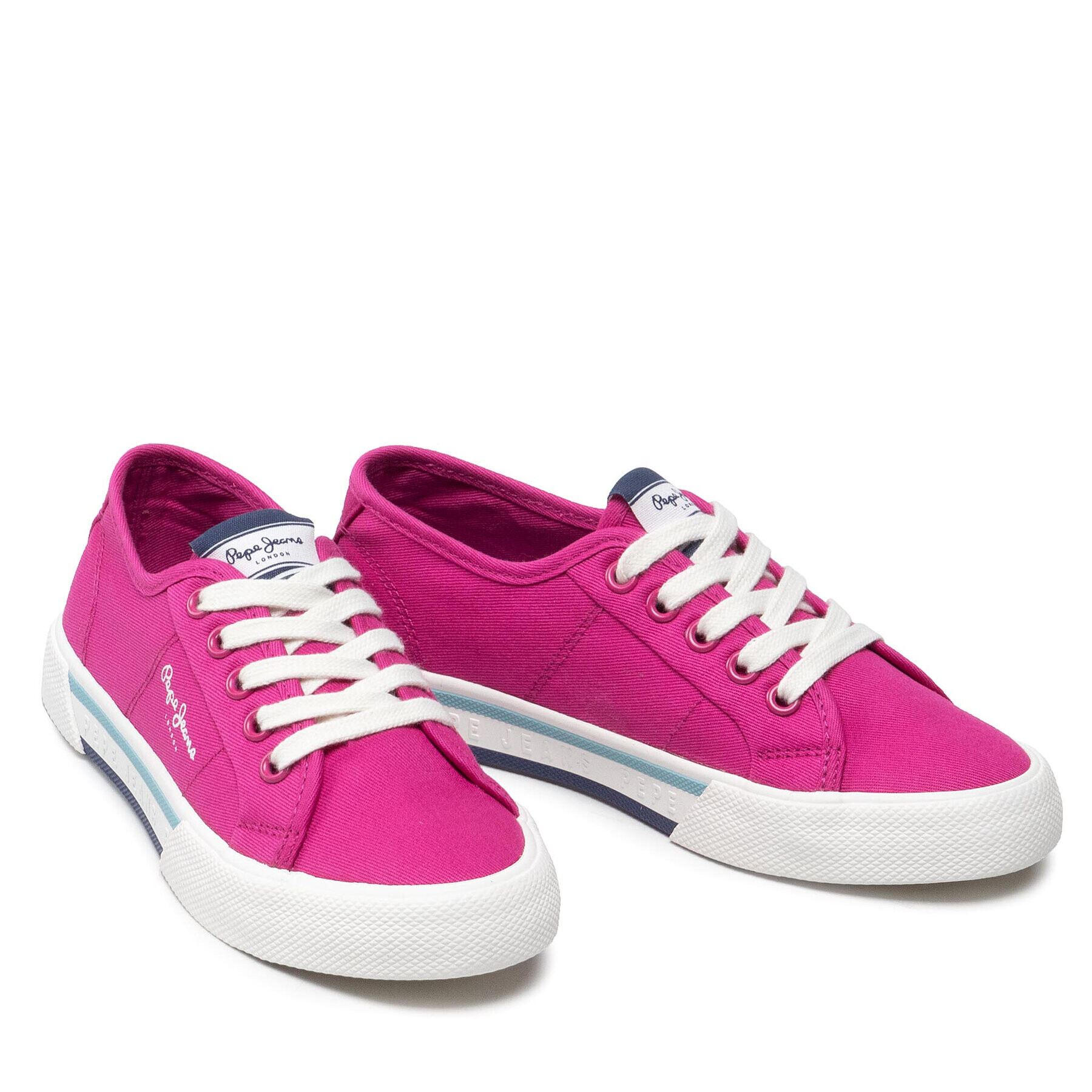 Pepe Jeans Гуменки Brady Girl Basic PGS30543 Розов - Pepit.bg
