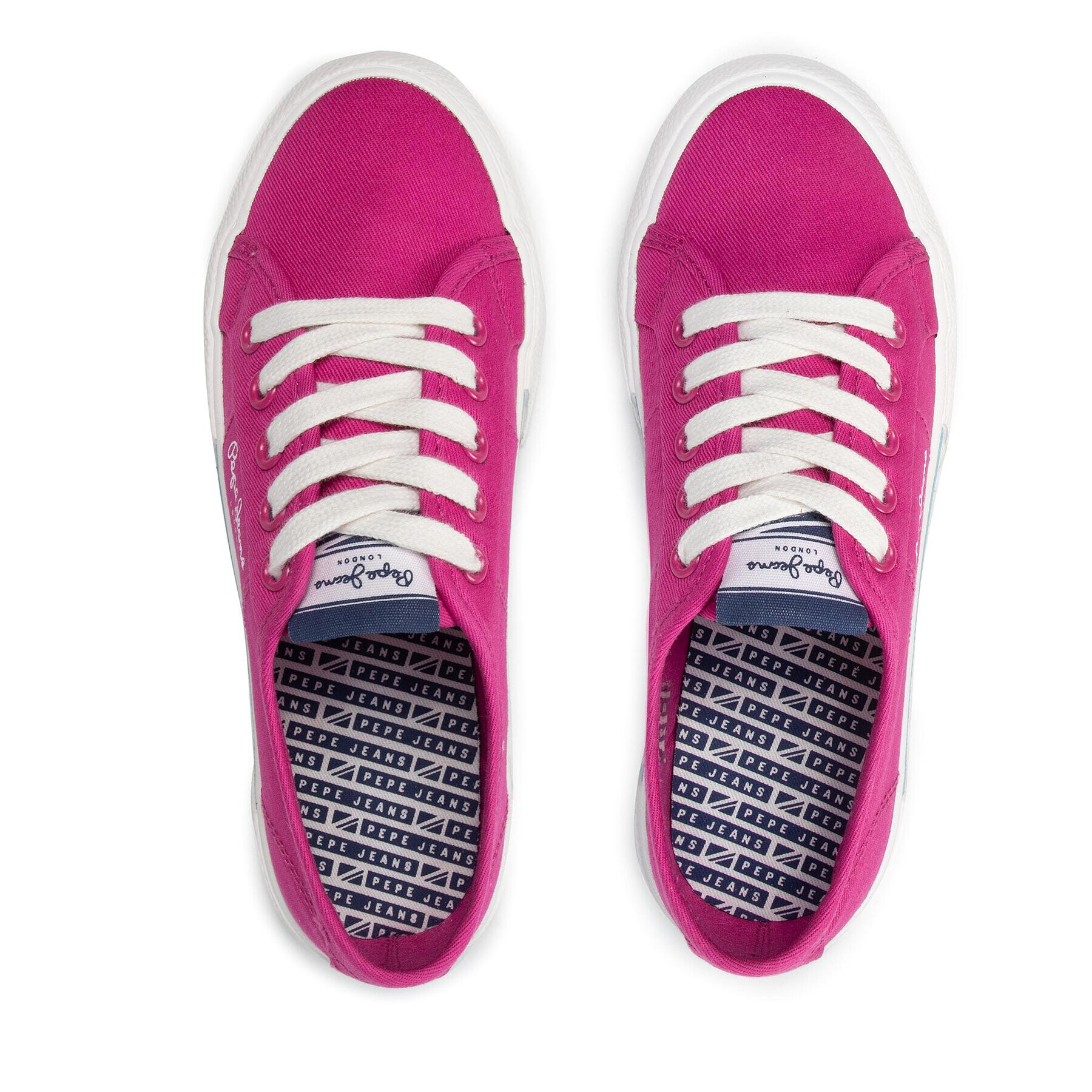 Pepe Jeans Гуменки Brady Girl Basic PGS30543 Розов - Pepit.bg