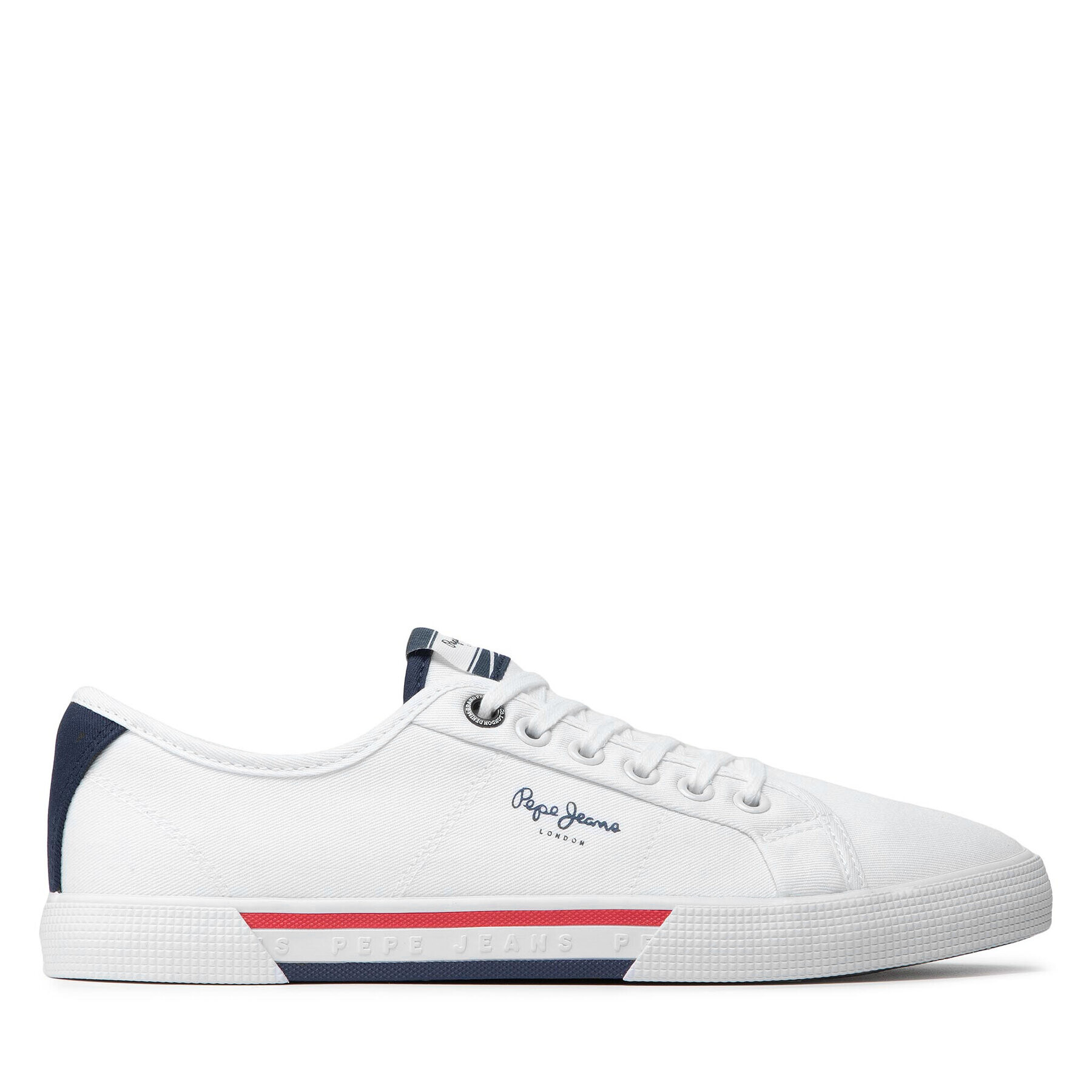 Pepe Jeans Гуменки Brady Men Basic PMS30816 Бял - Pepit.bg