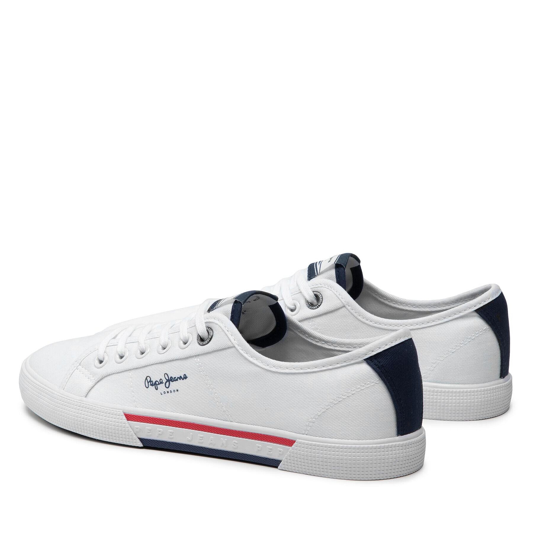 Pepe Jeans Гуменки Brady Men Basic PMS30816 Бял - Pepit.bg