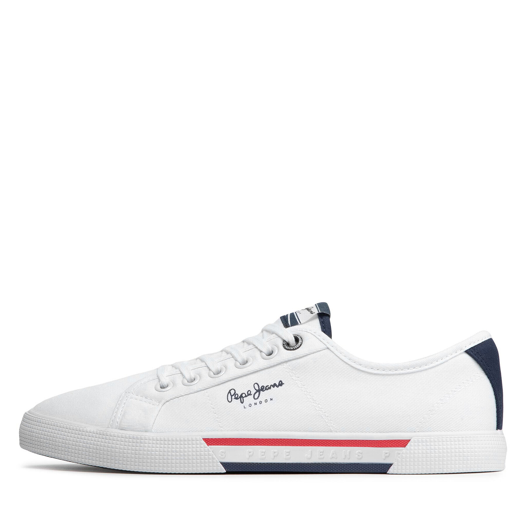 Pepe Jeans Гуменки Brady Men Basic PMS30816 Бял - Pepit.bg