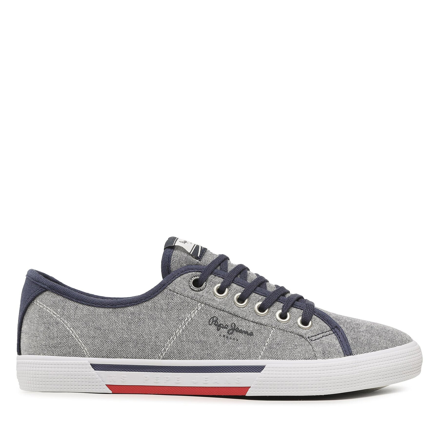 Pepe Jeans Гуменки Brady Men Chambray PMS30817 Тъмносин - Pepit.bg