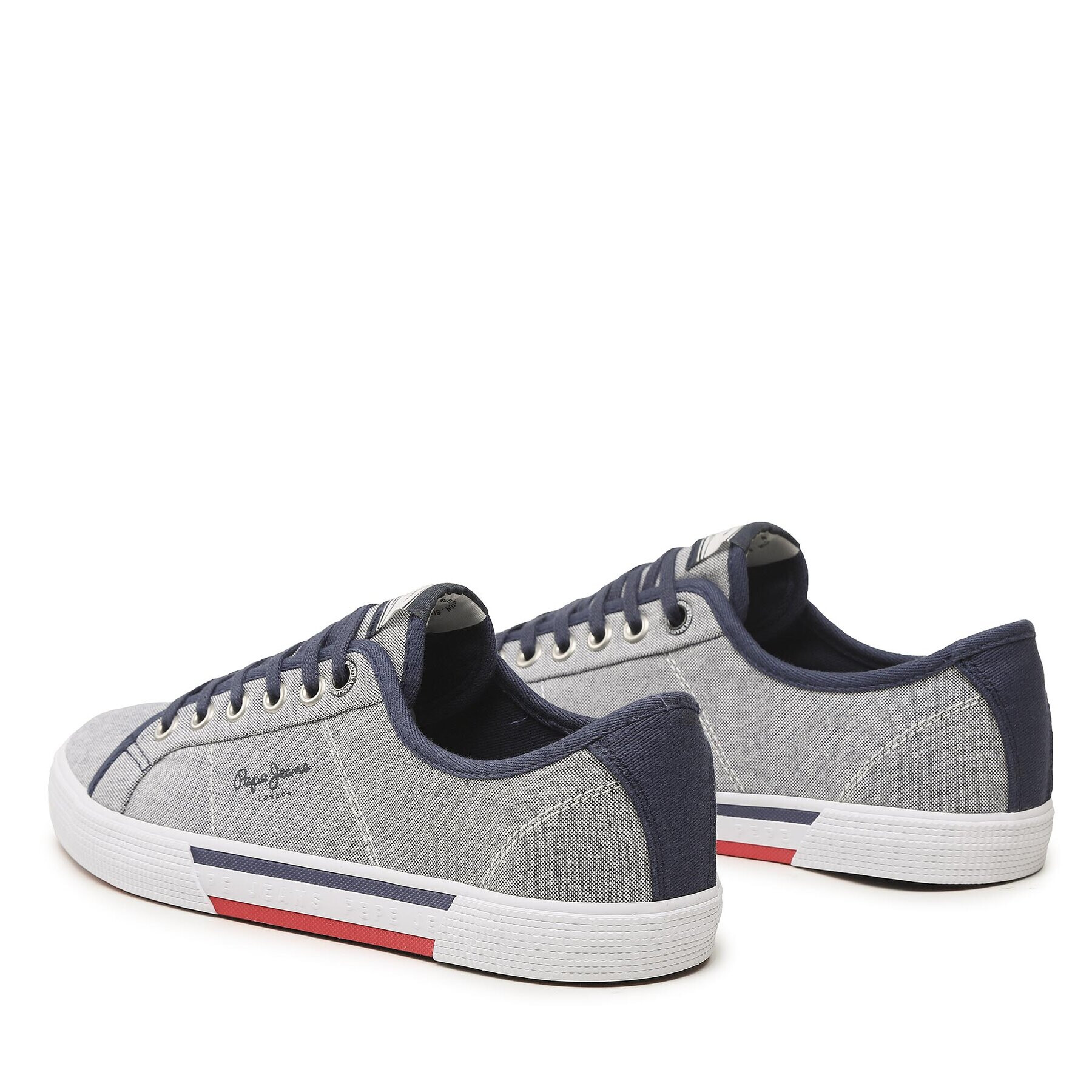 Pepe Jeans Гуменки Brady Men Chambray PMS30817 Тъмносин - Pepit.bg