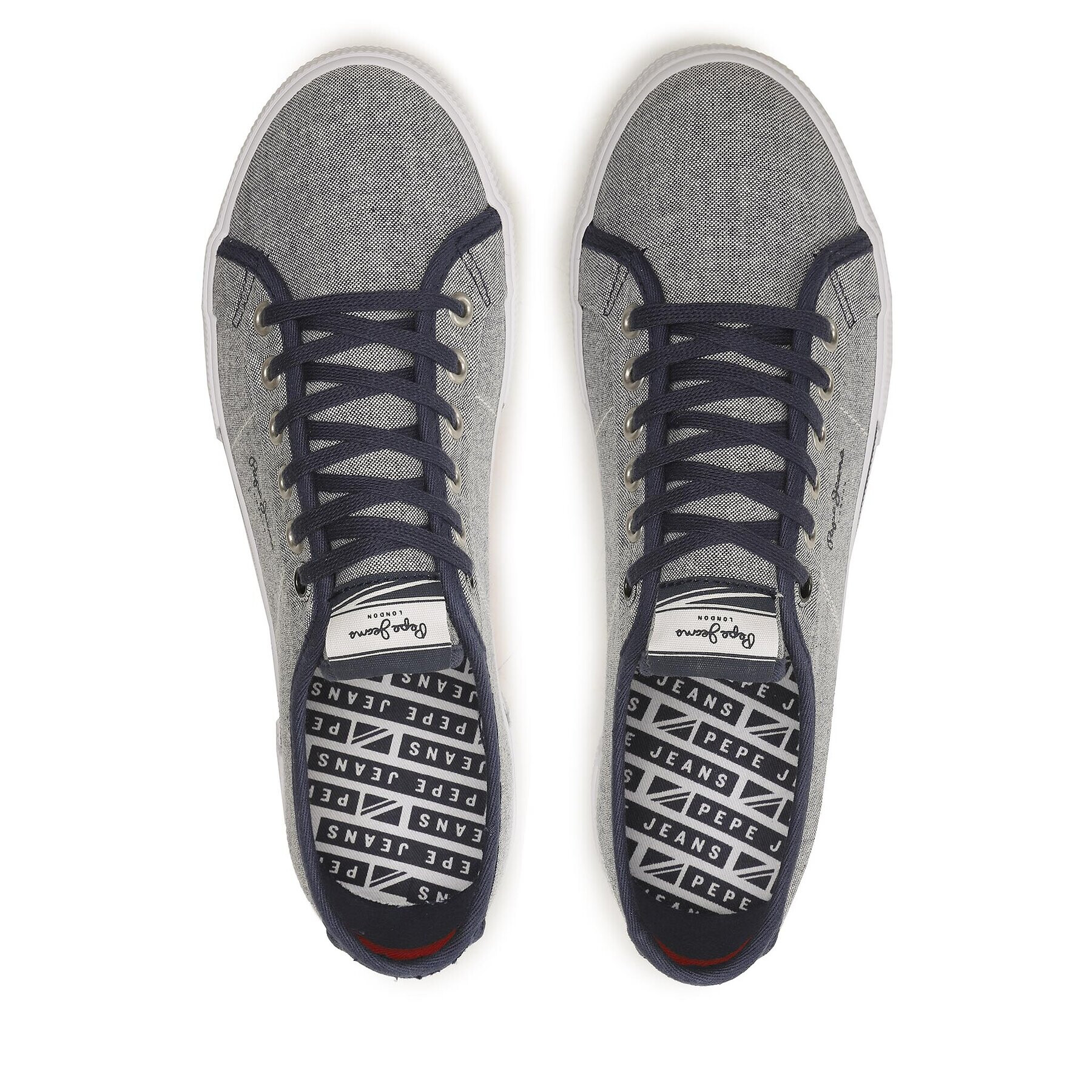 Pepe Jeans Гуменки Brady Men Chambray PMS30817 Тъмносин - Pepit.bg