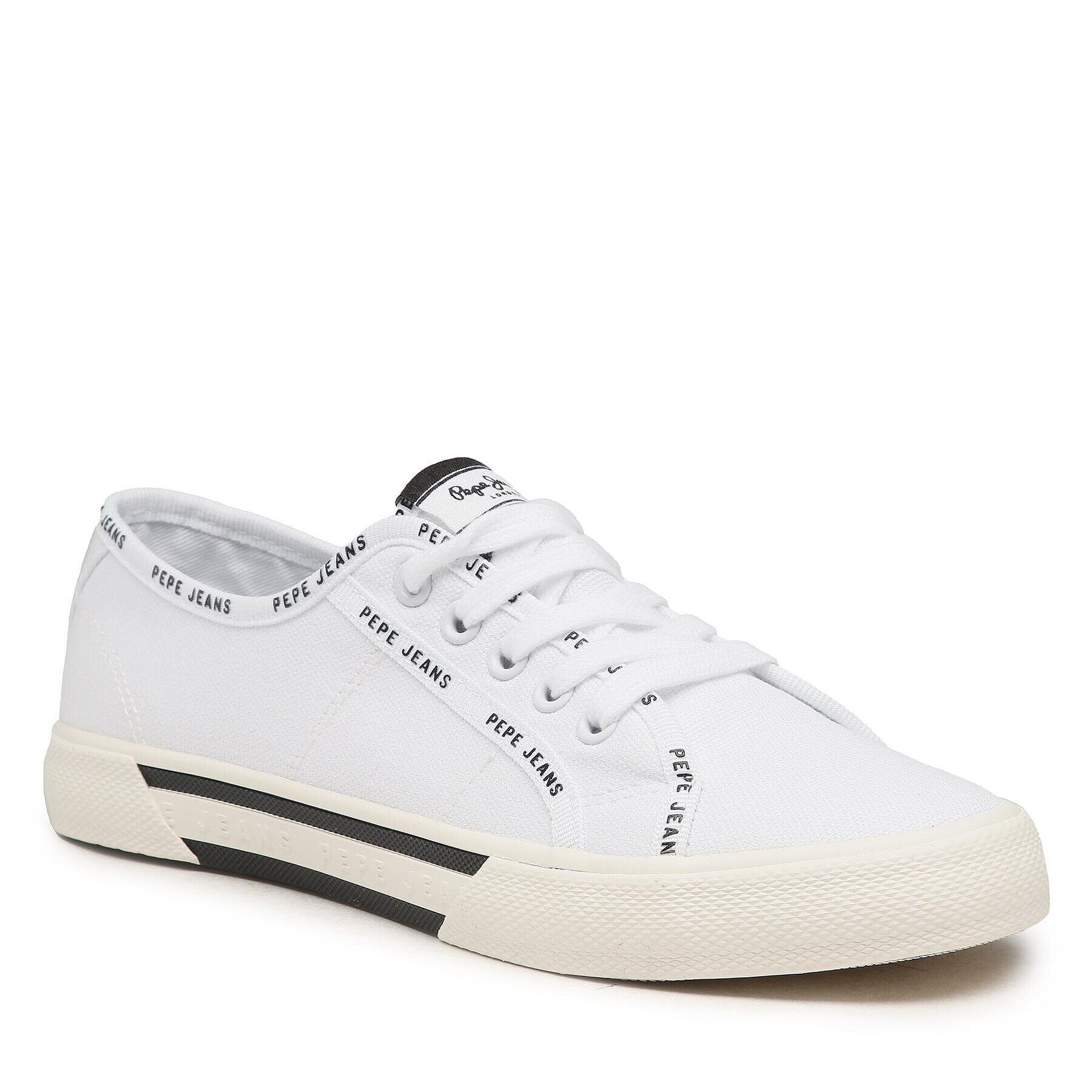 Pepe Jeans Гуменки Brady Rib W Бял - Pepit.bg